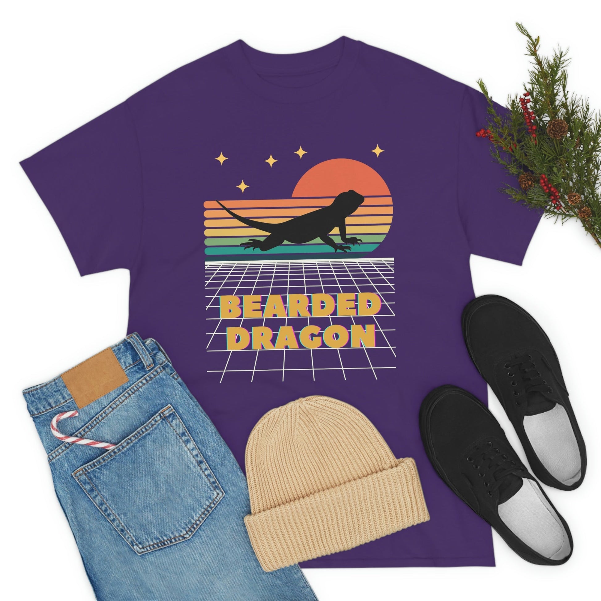 Bearded Dragon Heavy Cotton T-Shirt