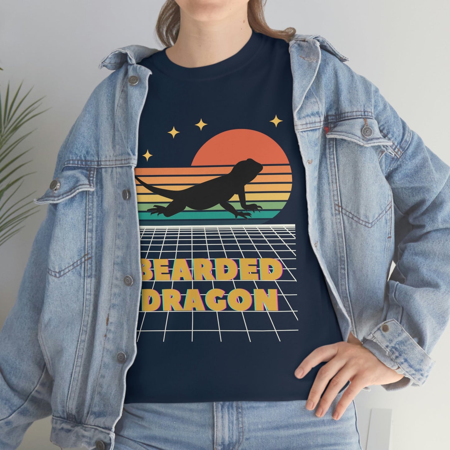 Bearded Dragon Heavy Cotton T-Shirt