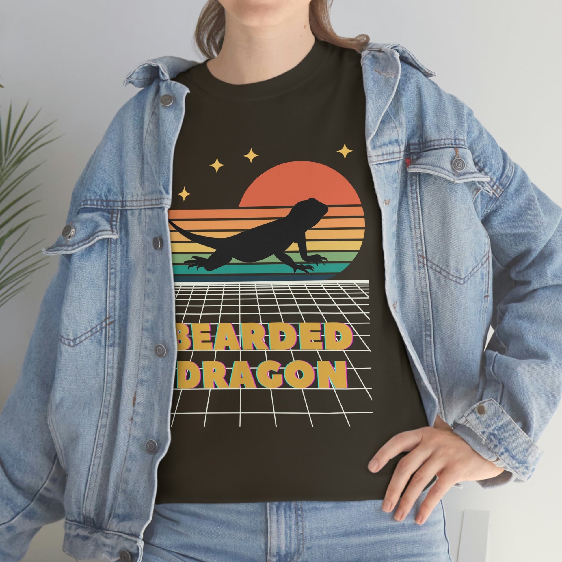 Bearded Dragon Heavy Cotton T-Shirt