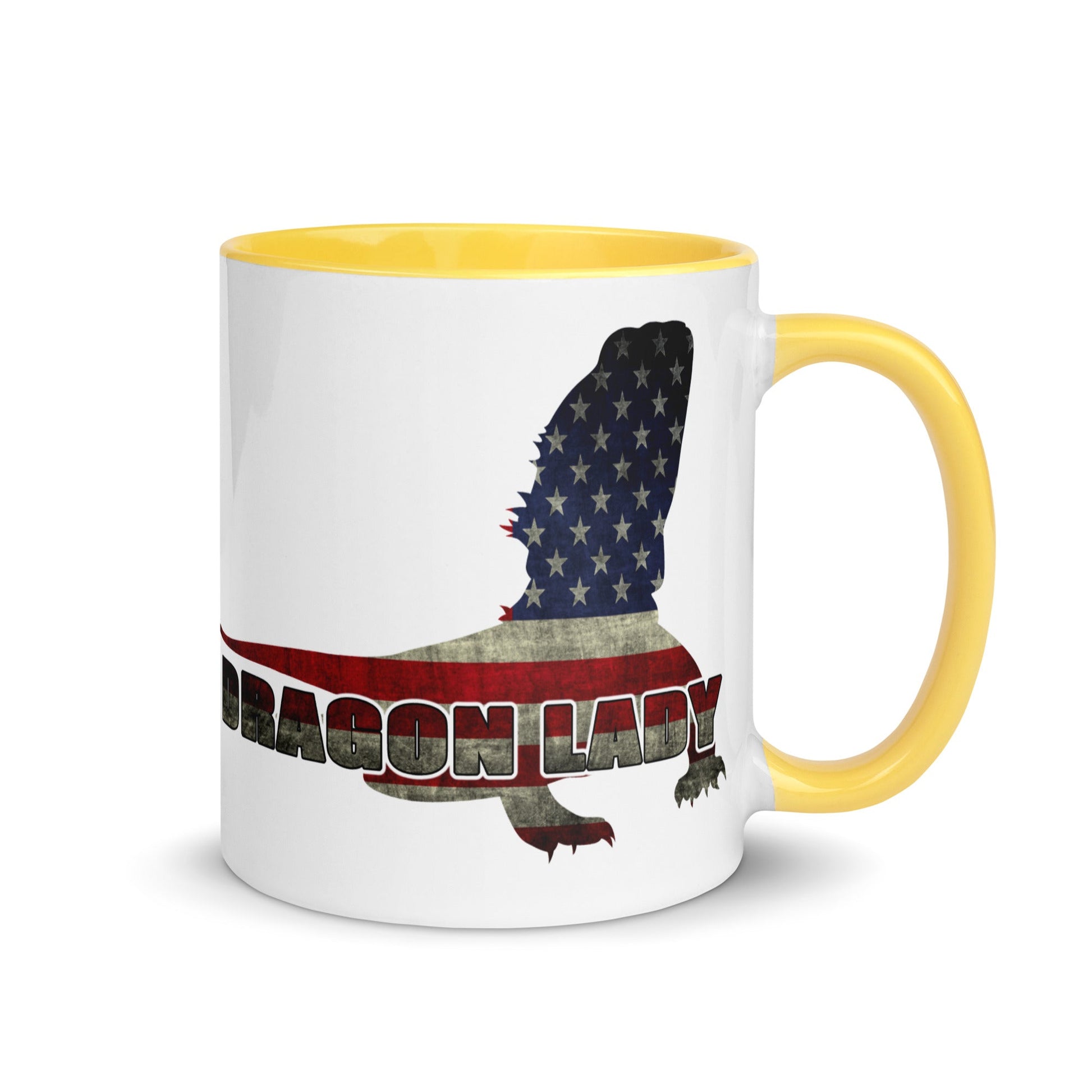 Bearded "Dragon Lady" Mug with Color Inside