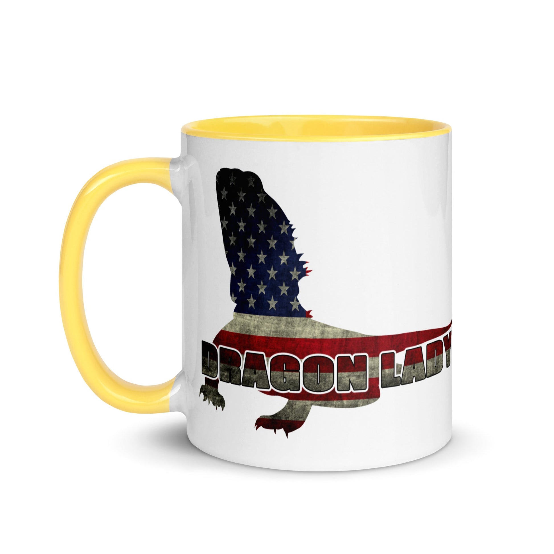 Bearded "Dragon Lady" Mug with Color Inside