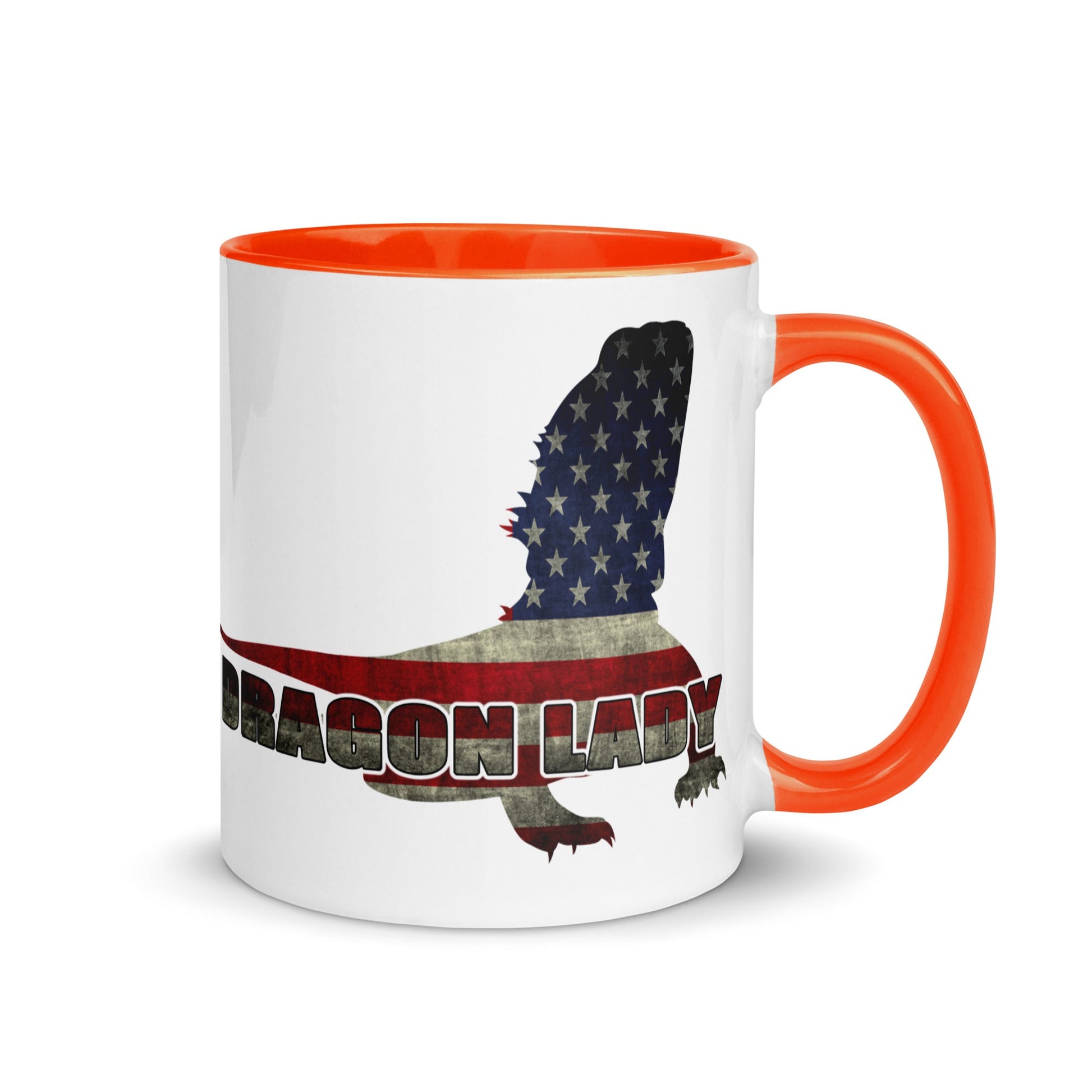Bearded "Dragon Lady" Mug with Color Inside