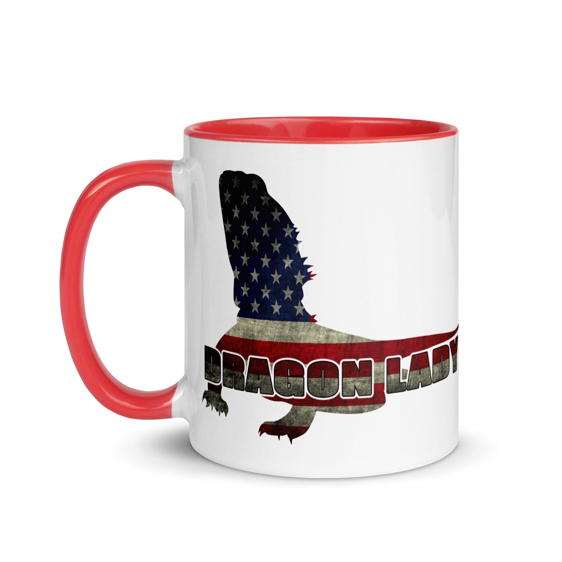 Bearded "Dragon Lady" Mug with Color Inside