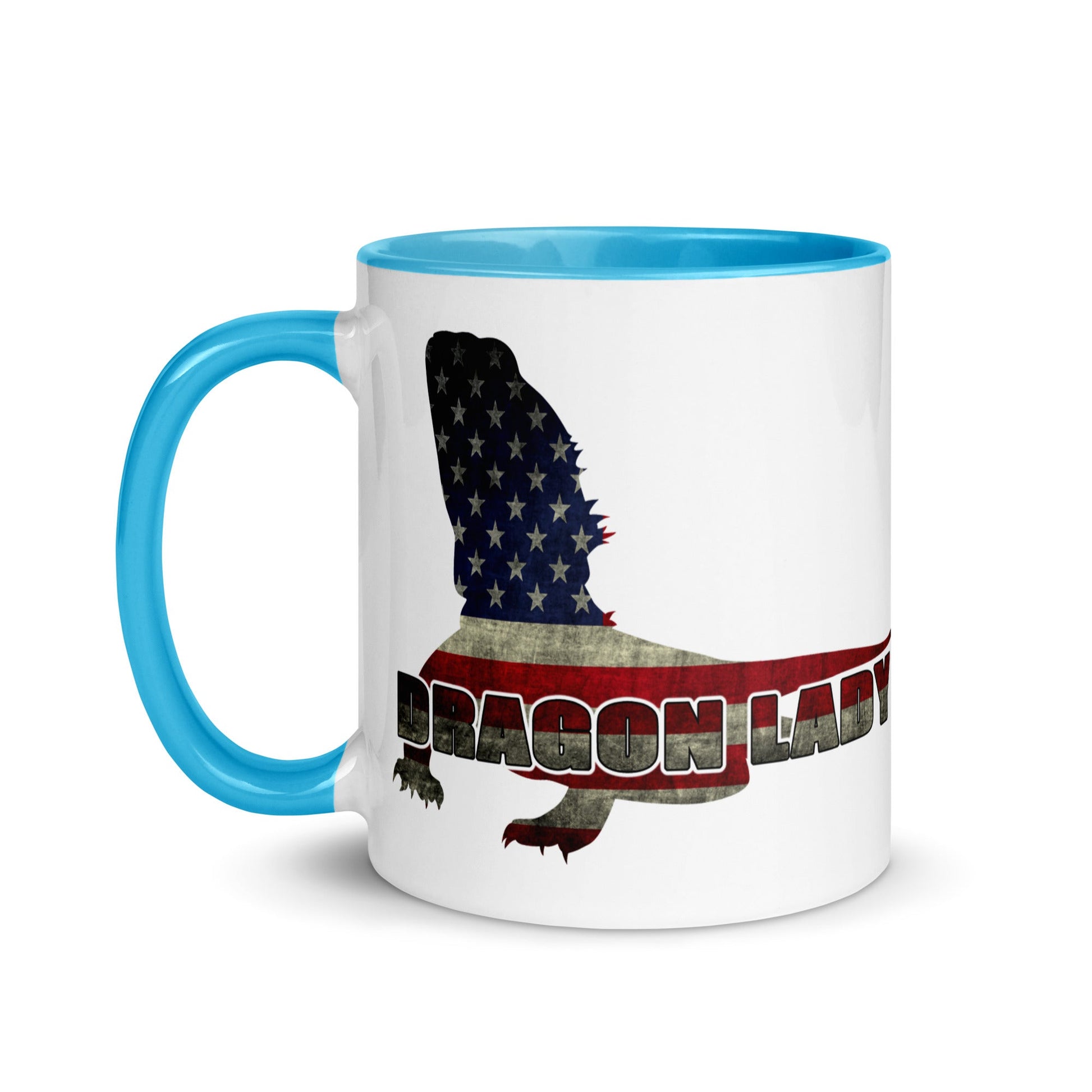 Bearded "Dragon Lady" Mug with Color Inside