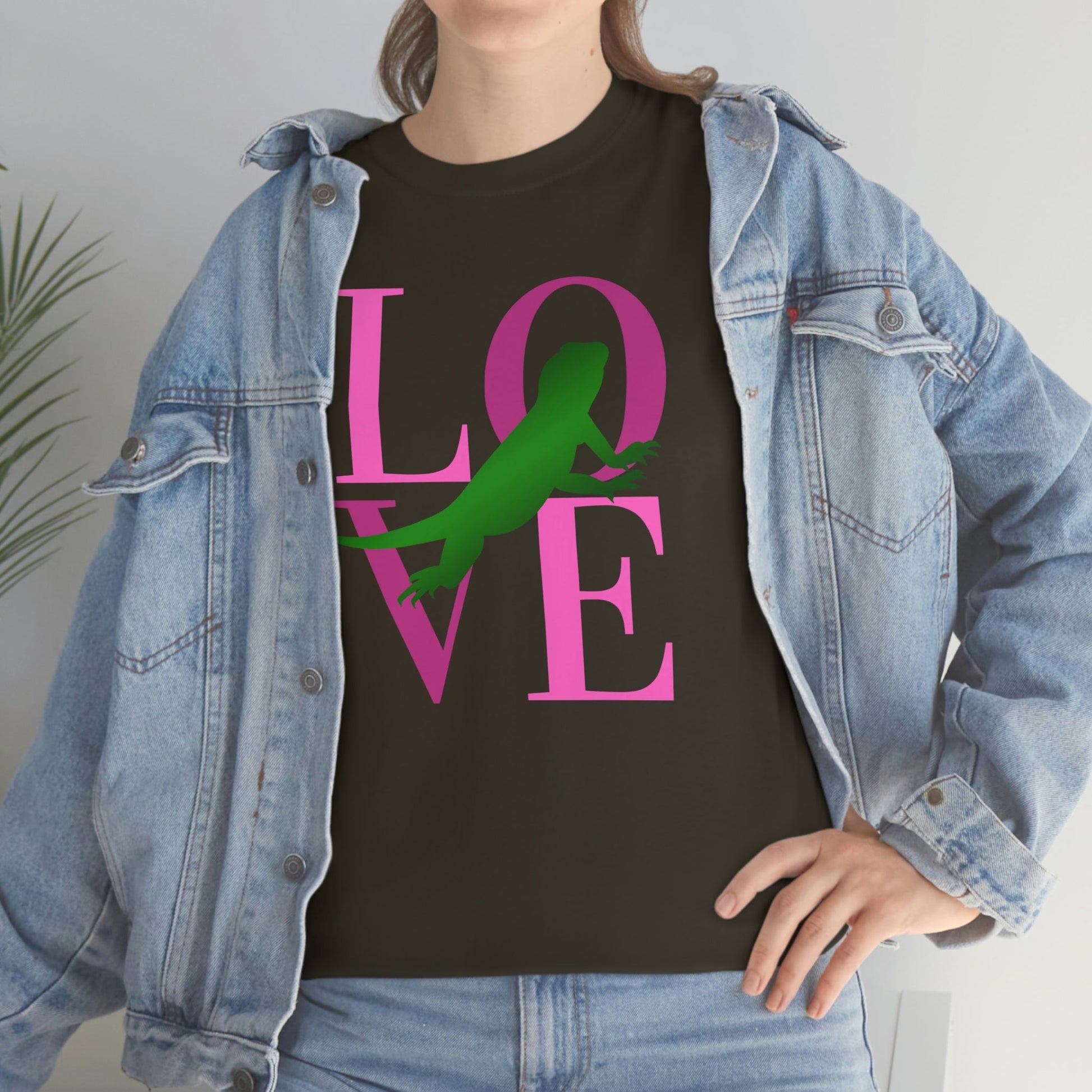 Bearded Dragon Love Heavy Cotton T-Shirt