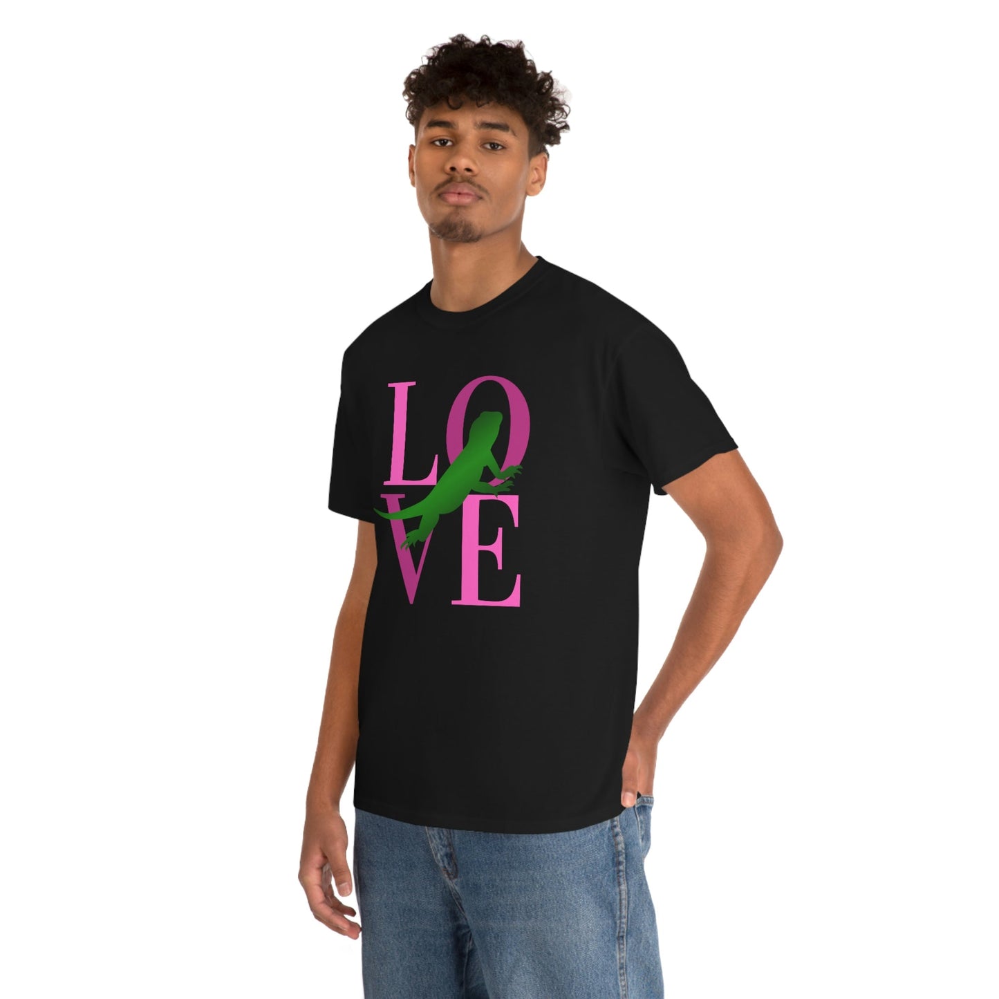 Bearded Dragon Love Heavy Cotton T-Shirt
