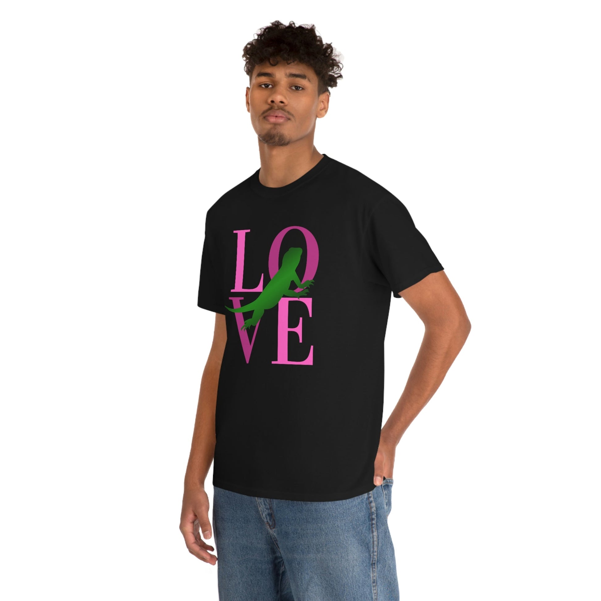 Bearded Dragon Love Heavy Cotton T-Shirt