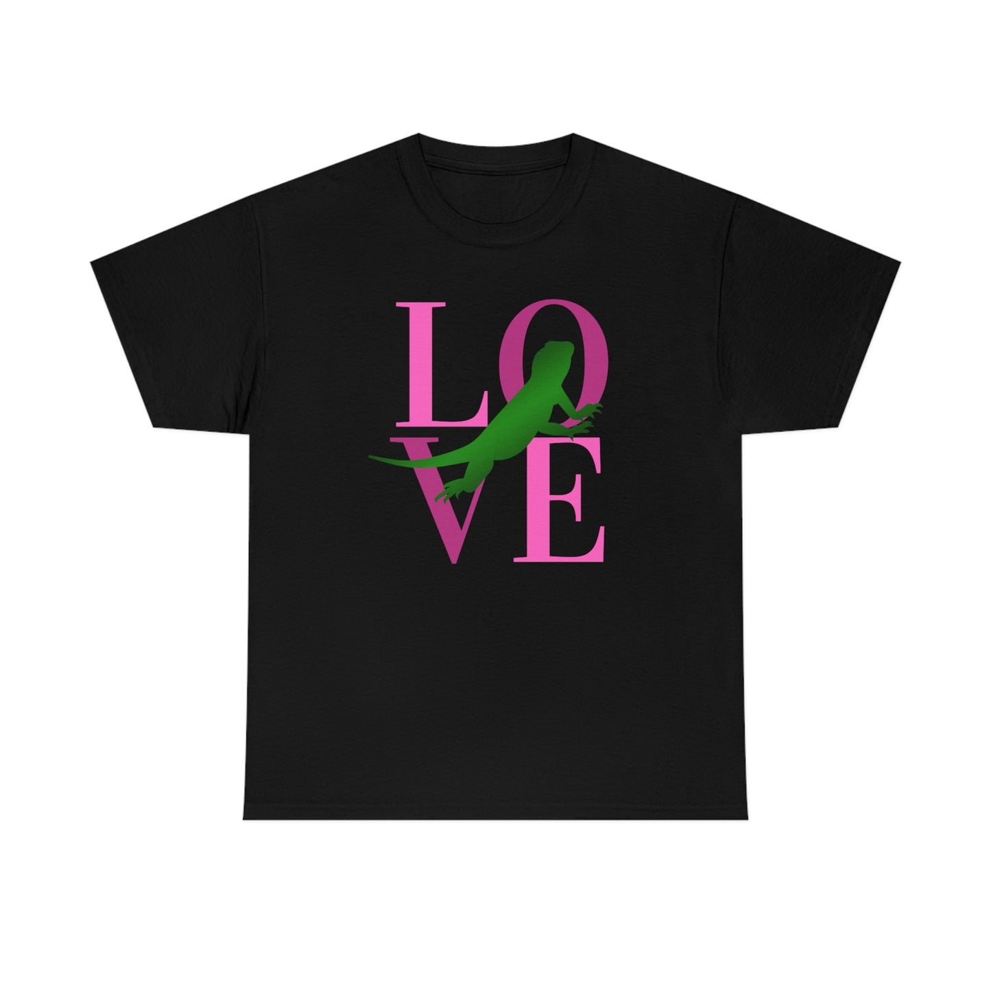 Bearded Dragon Love Heavy Cotton T-Shirt
