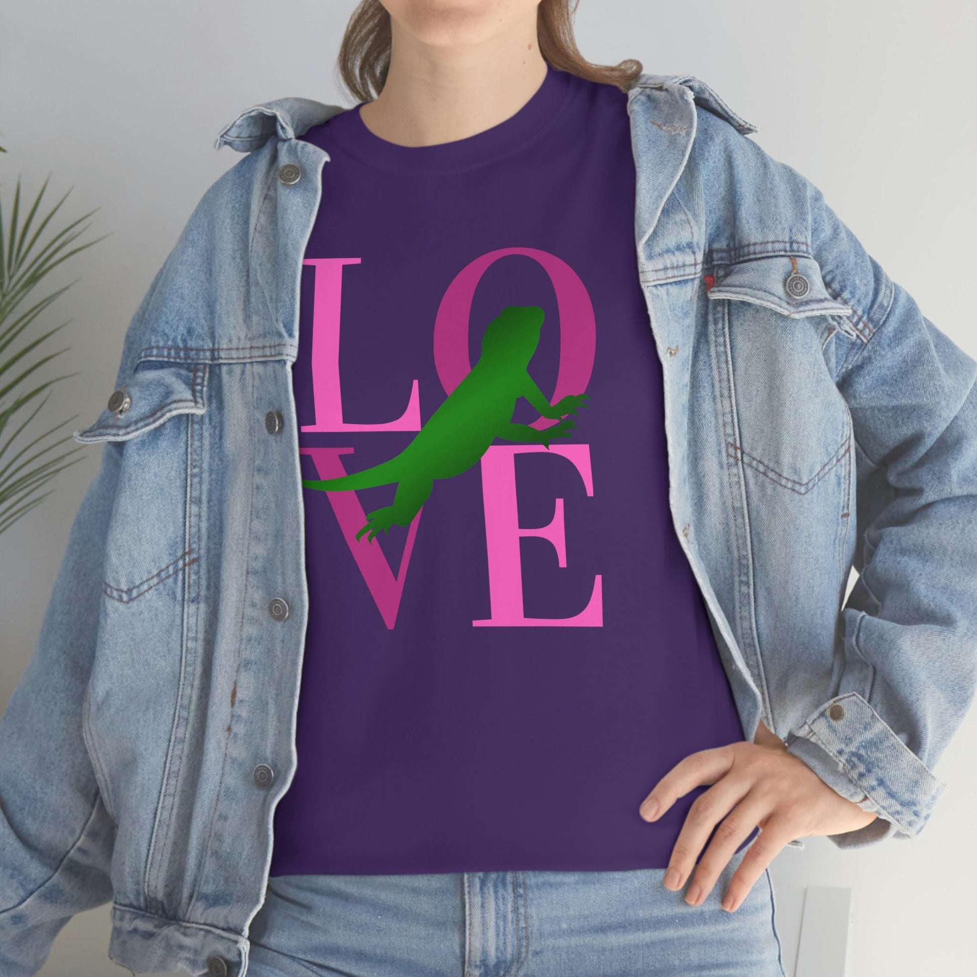 Bearded Dragon Love Heavy Cotton T-Shirt