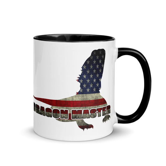 Bearded "Dragon Master" Mug with Color Inside