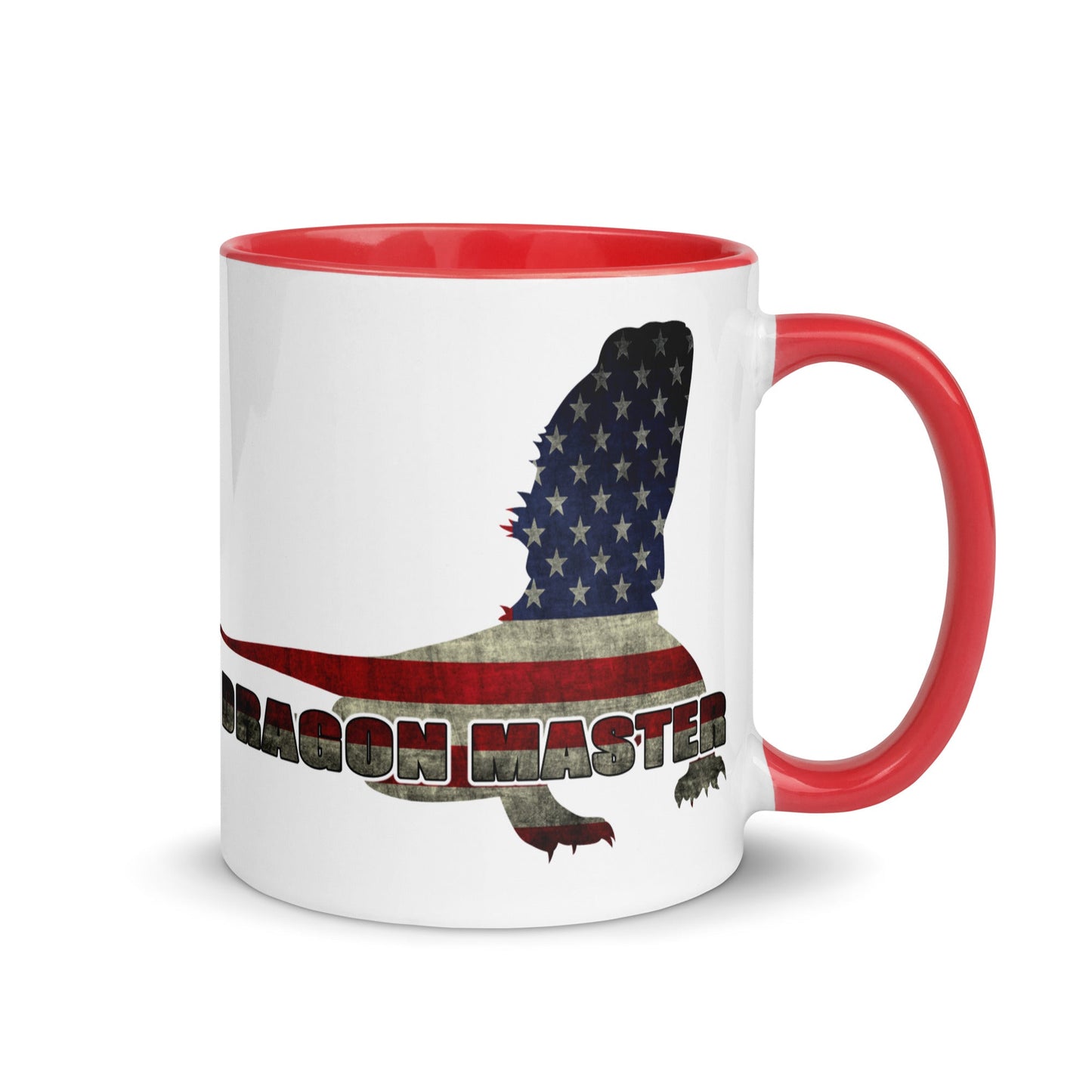 Bearded "Dragon Master" Mug with Color Inside
