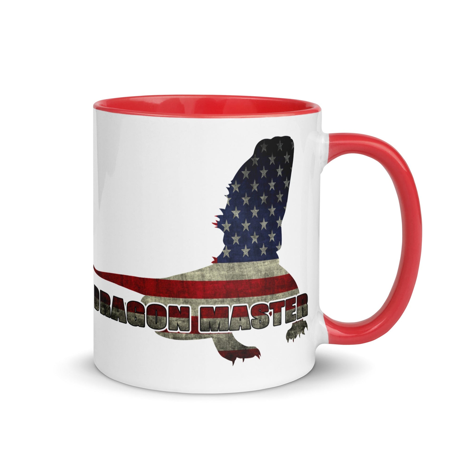 Bearded "Dragon Master" Mug with Color Inside