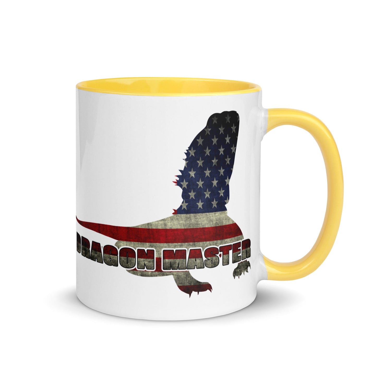 Bearded "Dragon Master" Mug with Color Inside