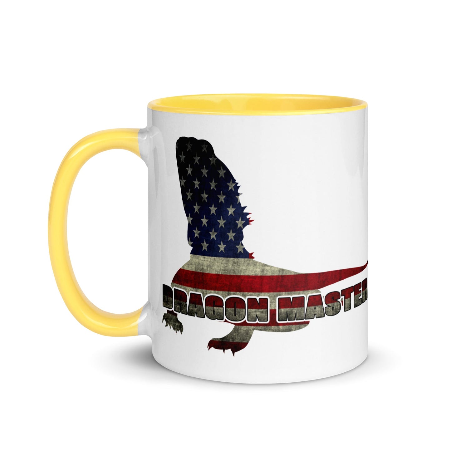 Bearded "Dragon Master" Mug with Color Inside