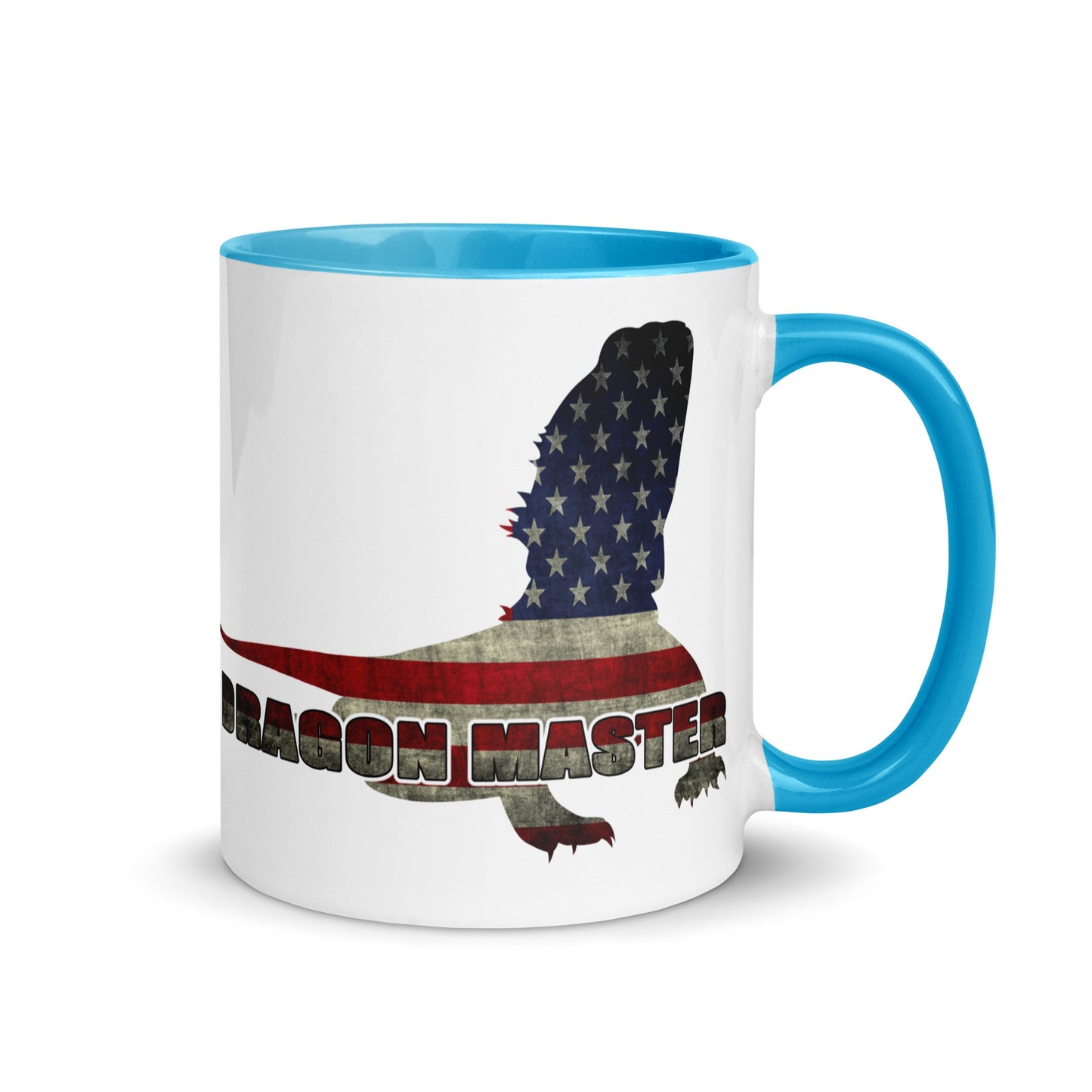 Bearded "Dragon Master" Mug with Color Inside