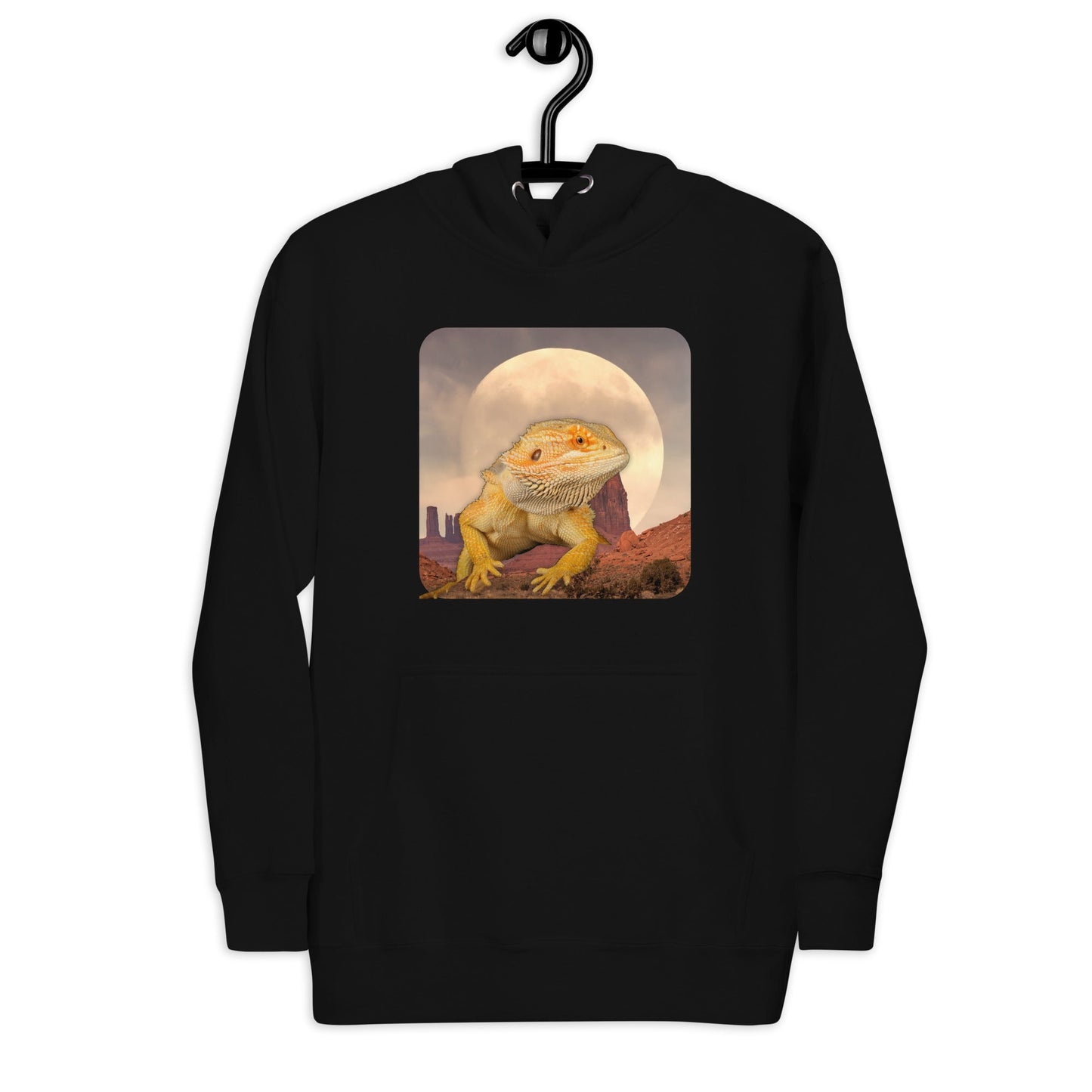 Bearded Dragon Moon Unisex Hoodie