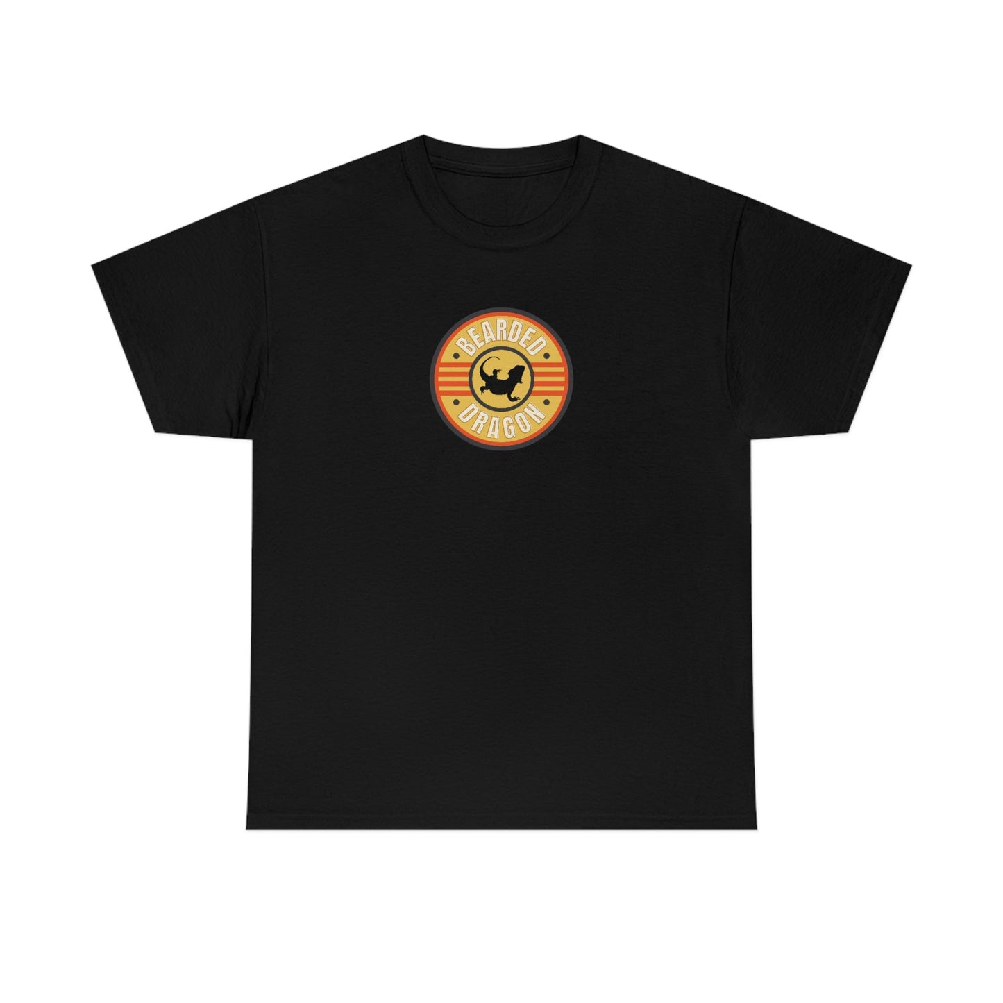 Bearded Dragon Patch Heavy Cotton T-Shirt