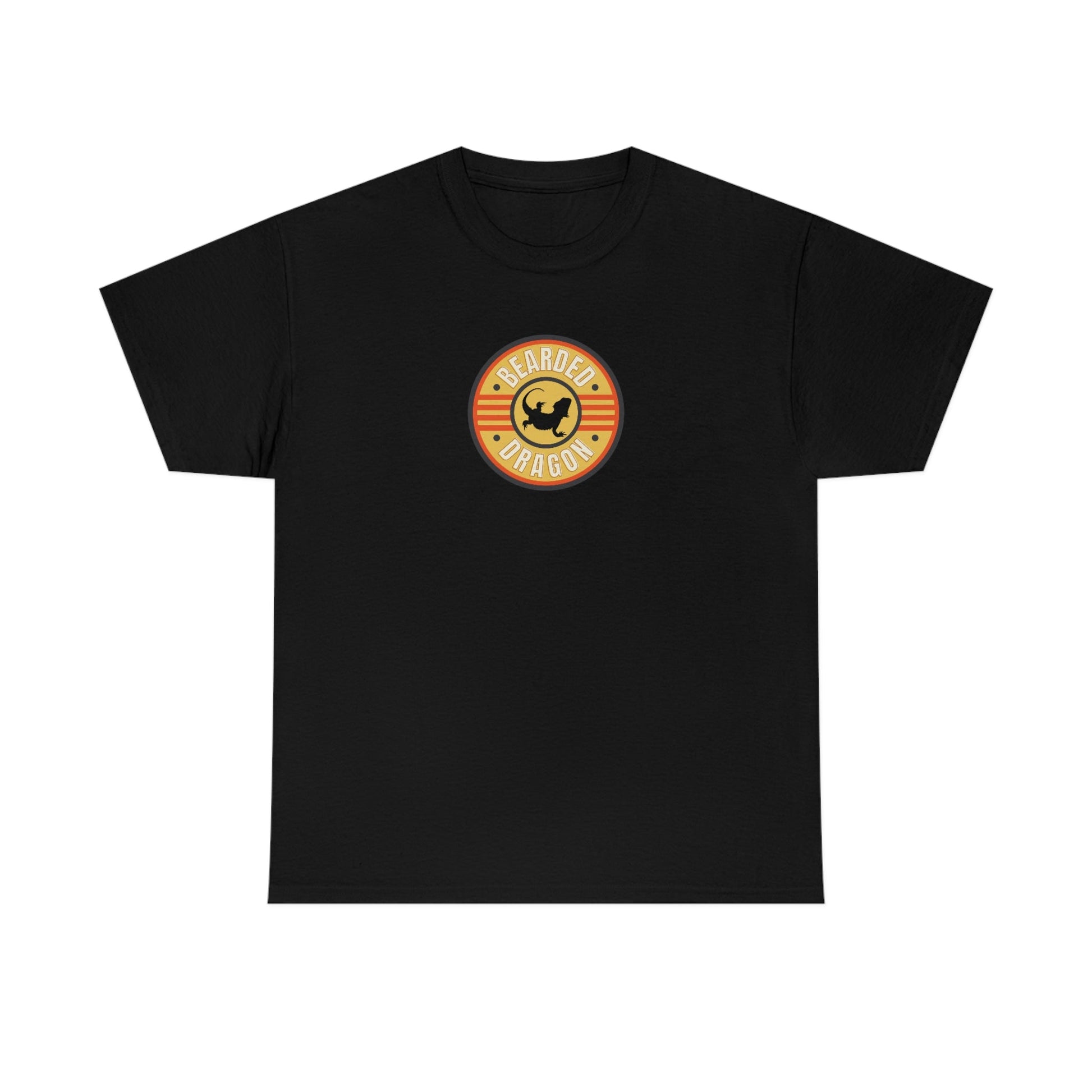 Bearded Dragon Patch Heavy Cotton T-Shirt