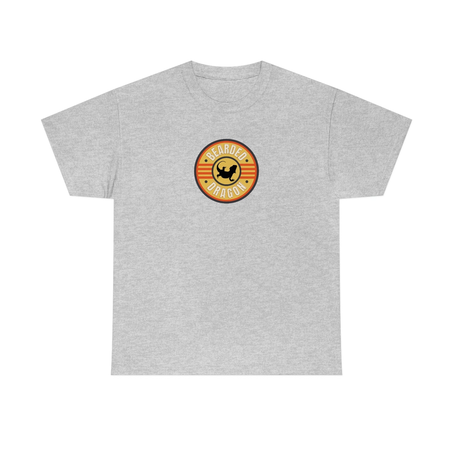 Bearded Dragon Patch Heavy Cotton T-Shirt