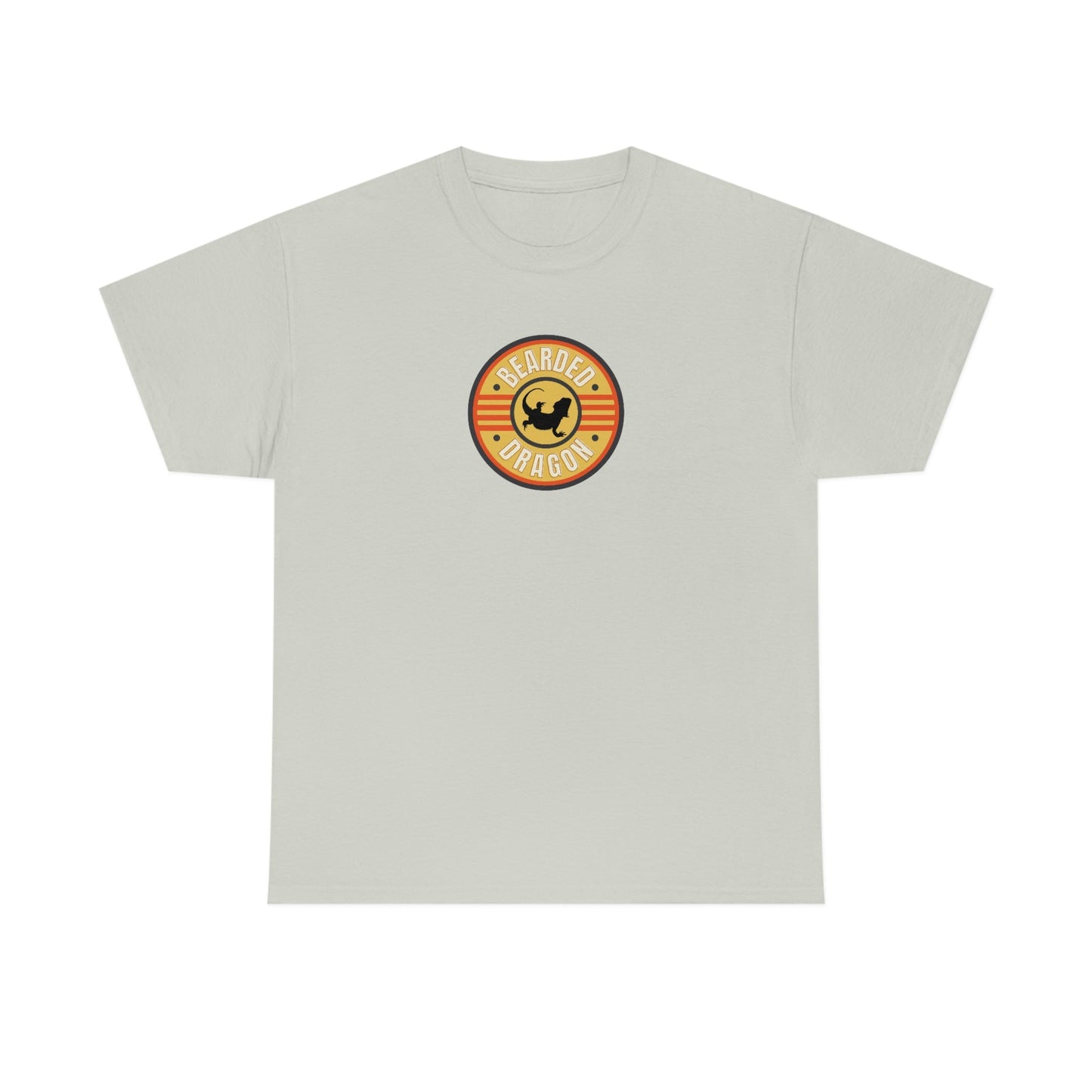 Bearded Dragon Patch Heavy Cotton T-Shirt