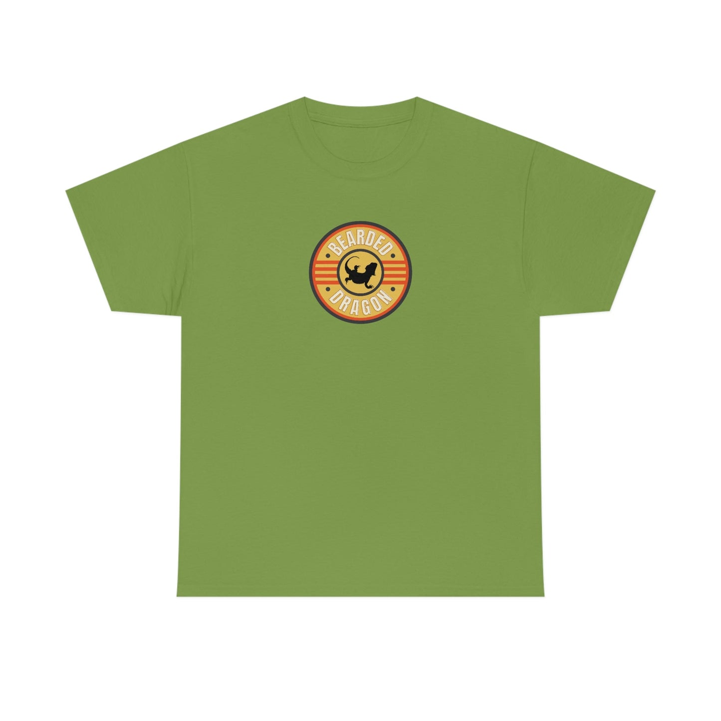 Bearded Dragon Patch Heavy Cotton T-Shirt