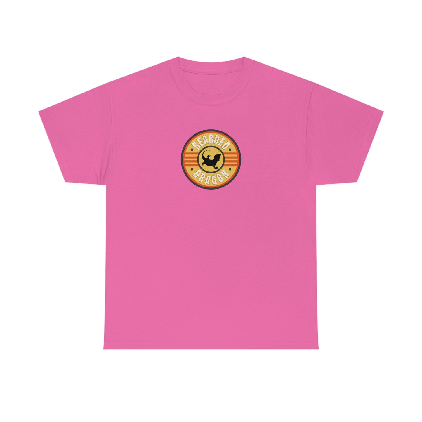 Bearded Dragon Patch Heavy Cotton T-Shirt