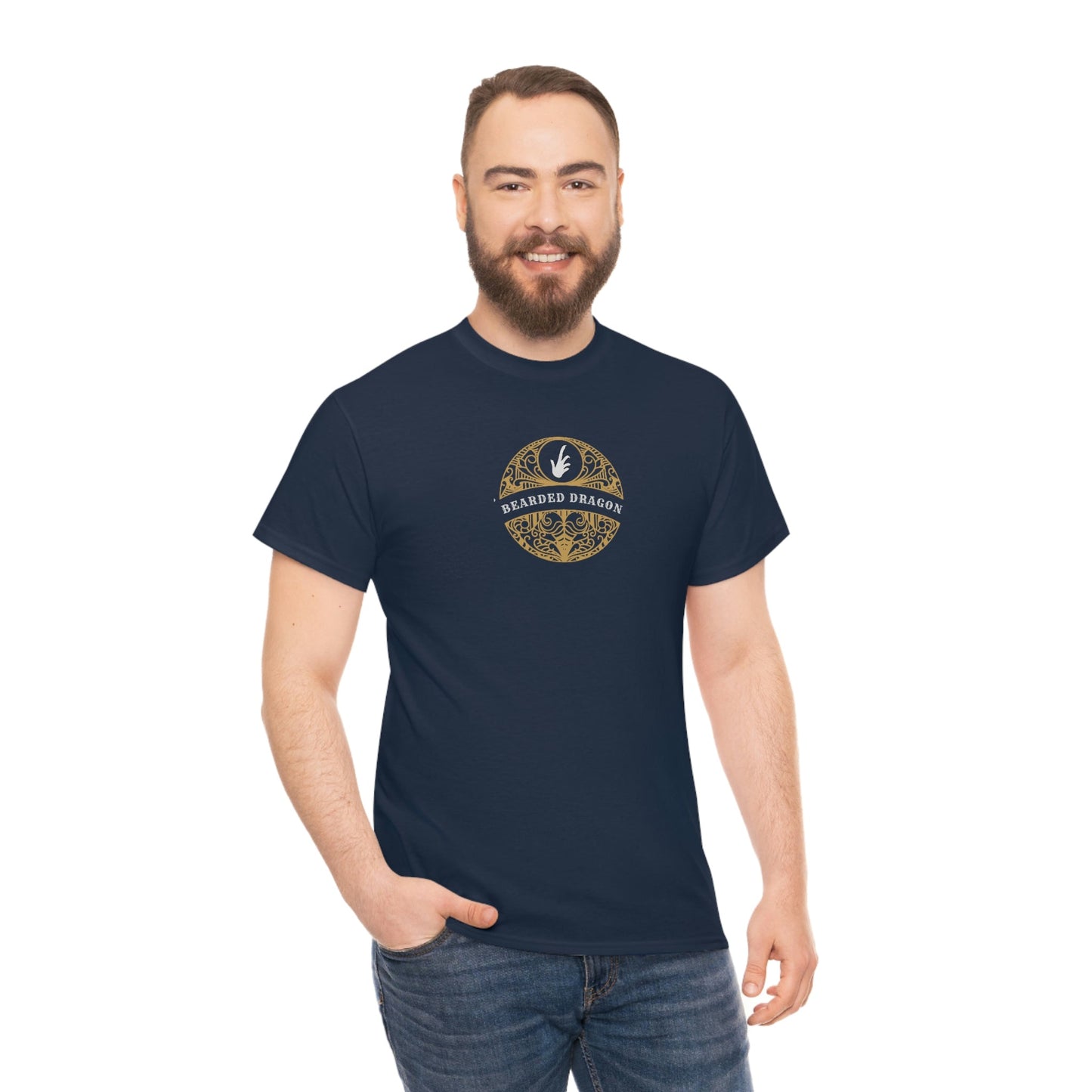 Bearded Dragon Tattoo Heavy Cotton T-Shirt
