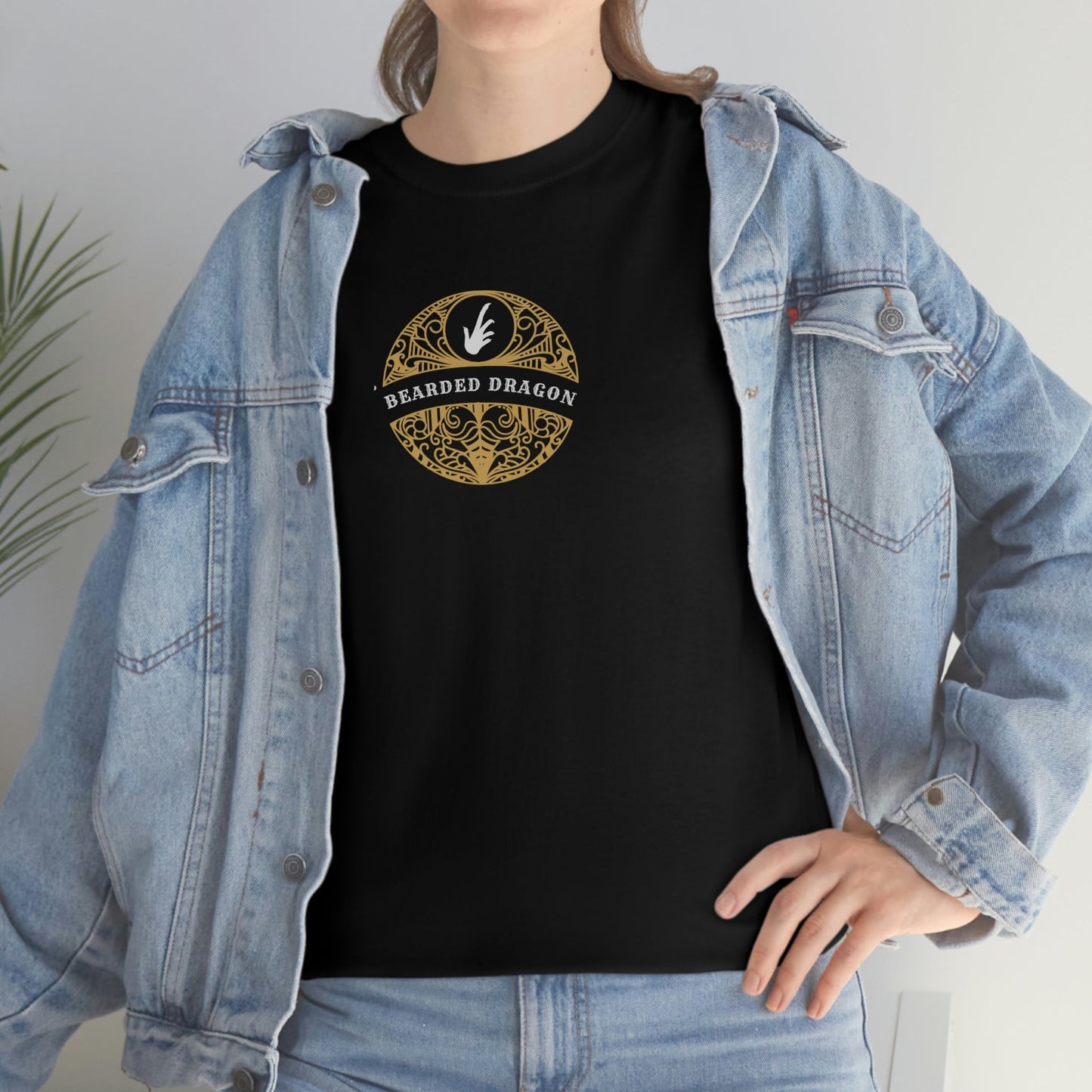 Bearded Dragon Tattoo Heavy Cotton T-Shirt
