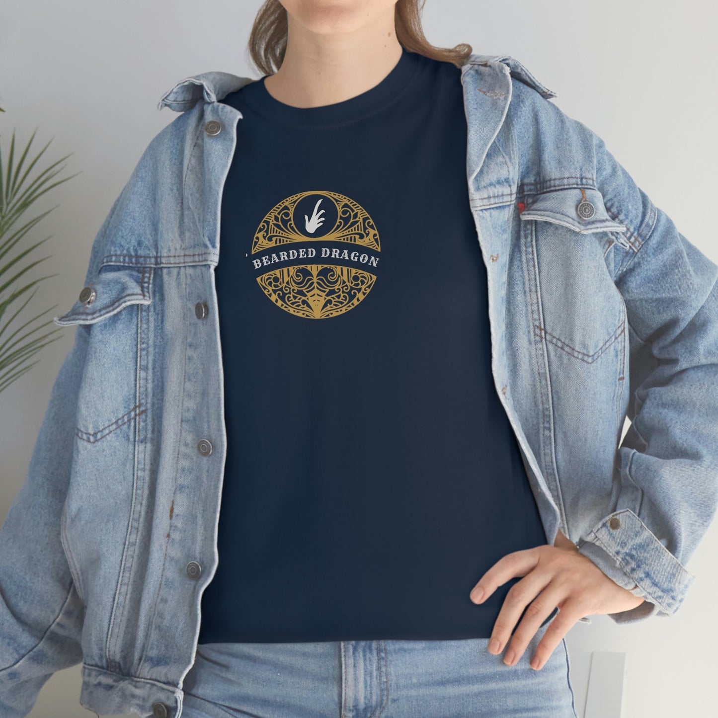 Bearded Dragon Tattoo Heavy Cotton T-Shirt
