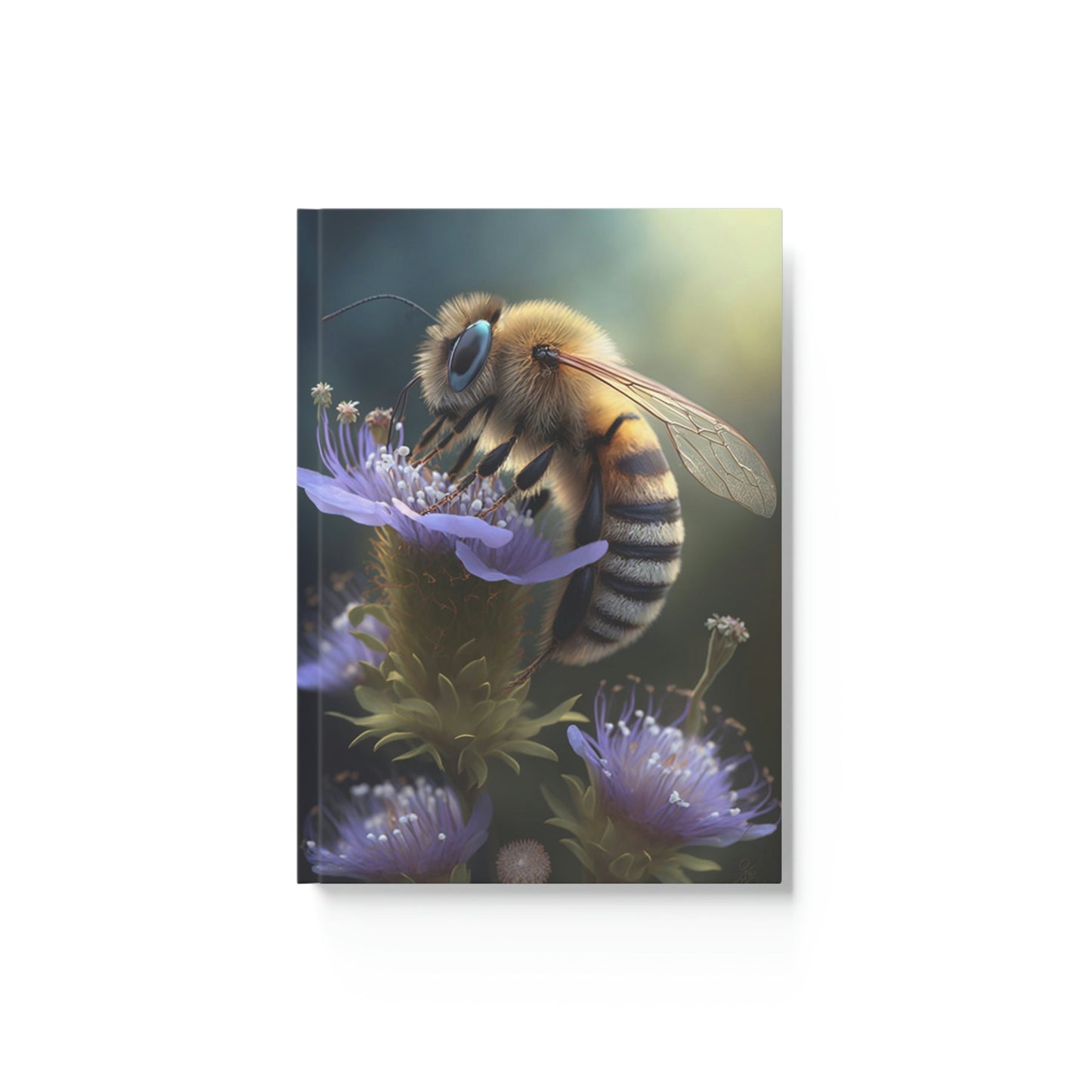 Bee and Flowers Bold Hard Backed Journal