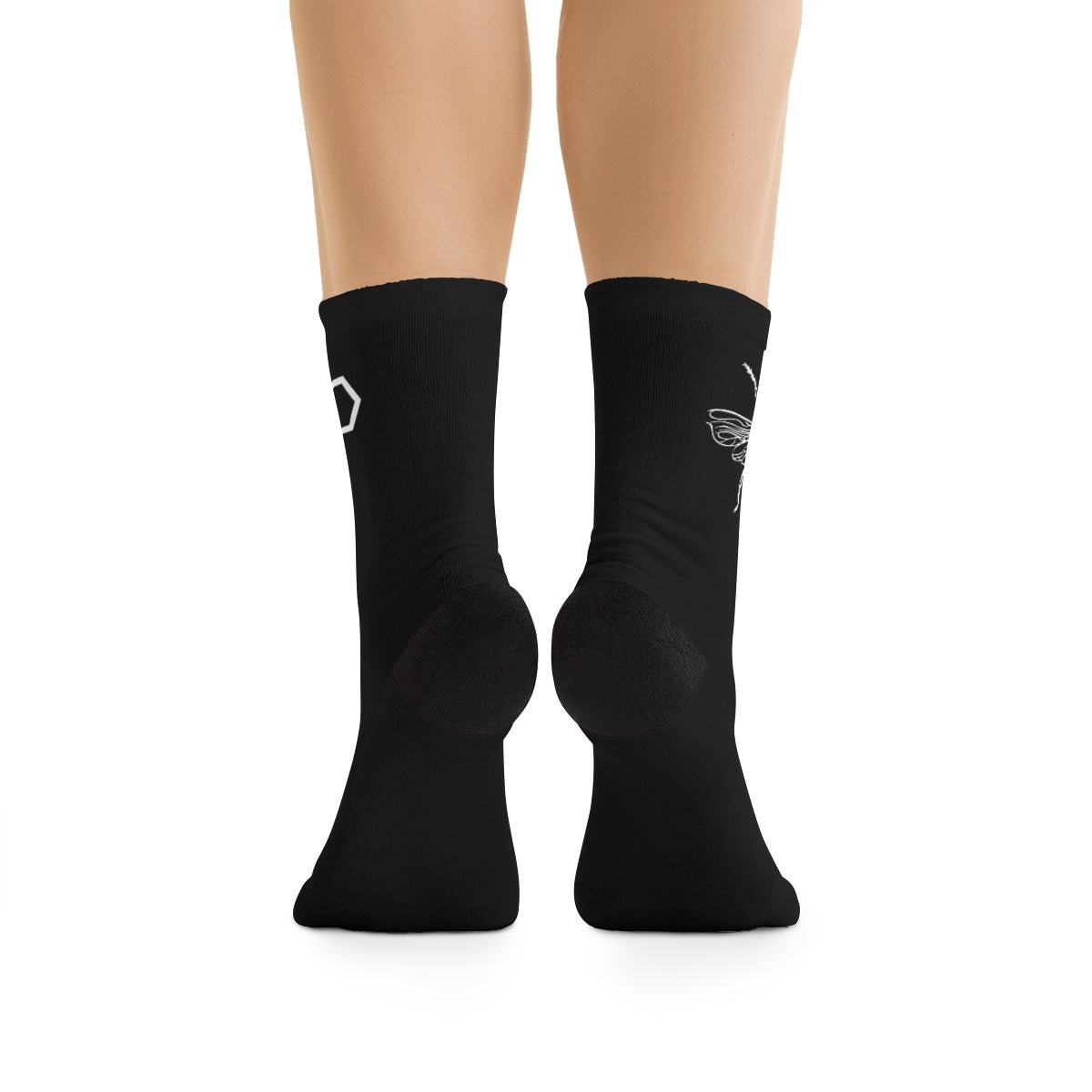 Bee and Honeycomb Tribe DTG Socks