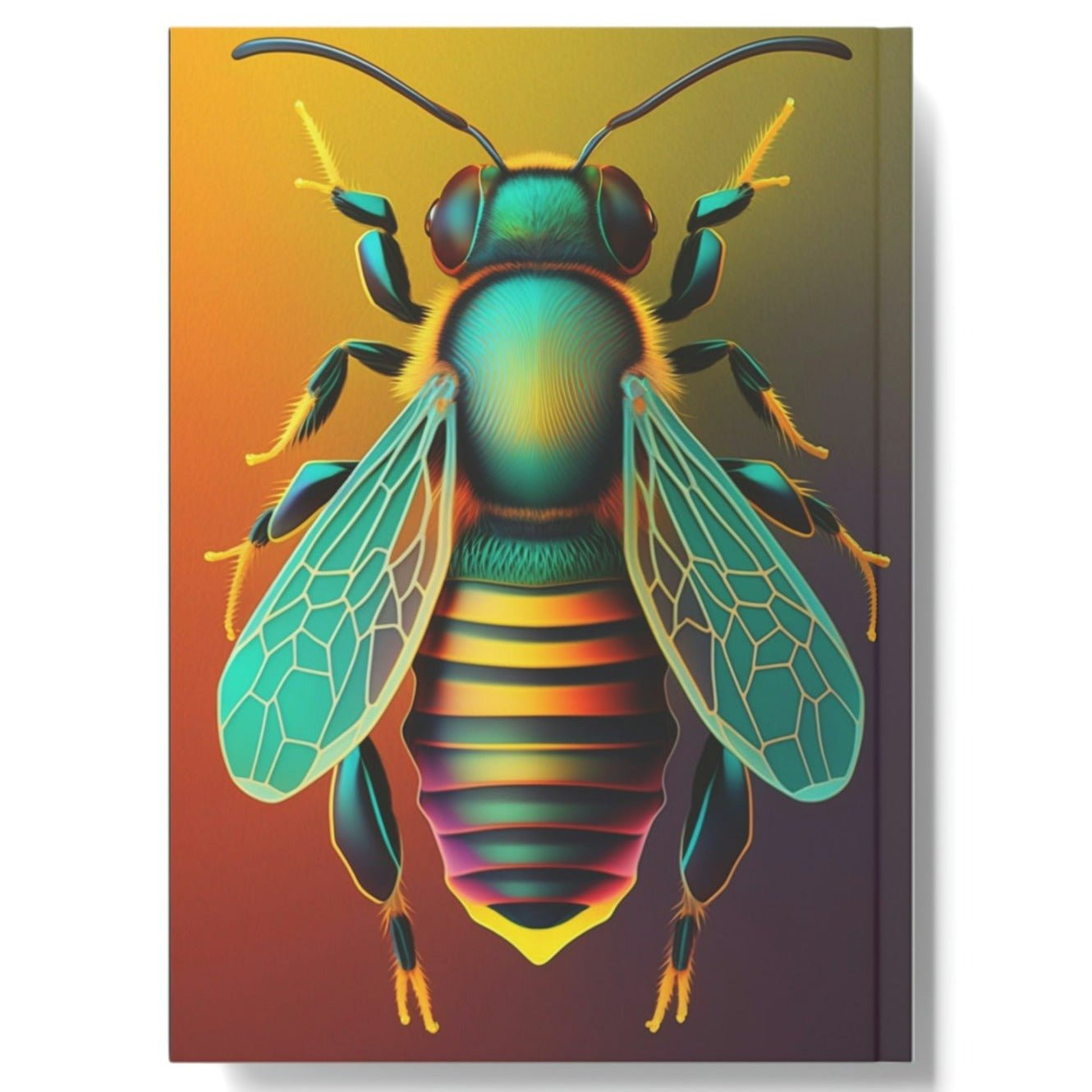 Bee Bright Bee Bold Hard Backed Journal