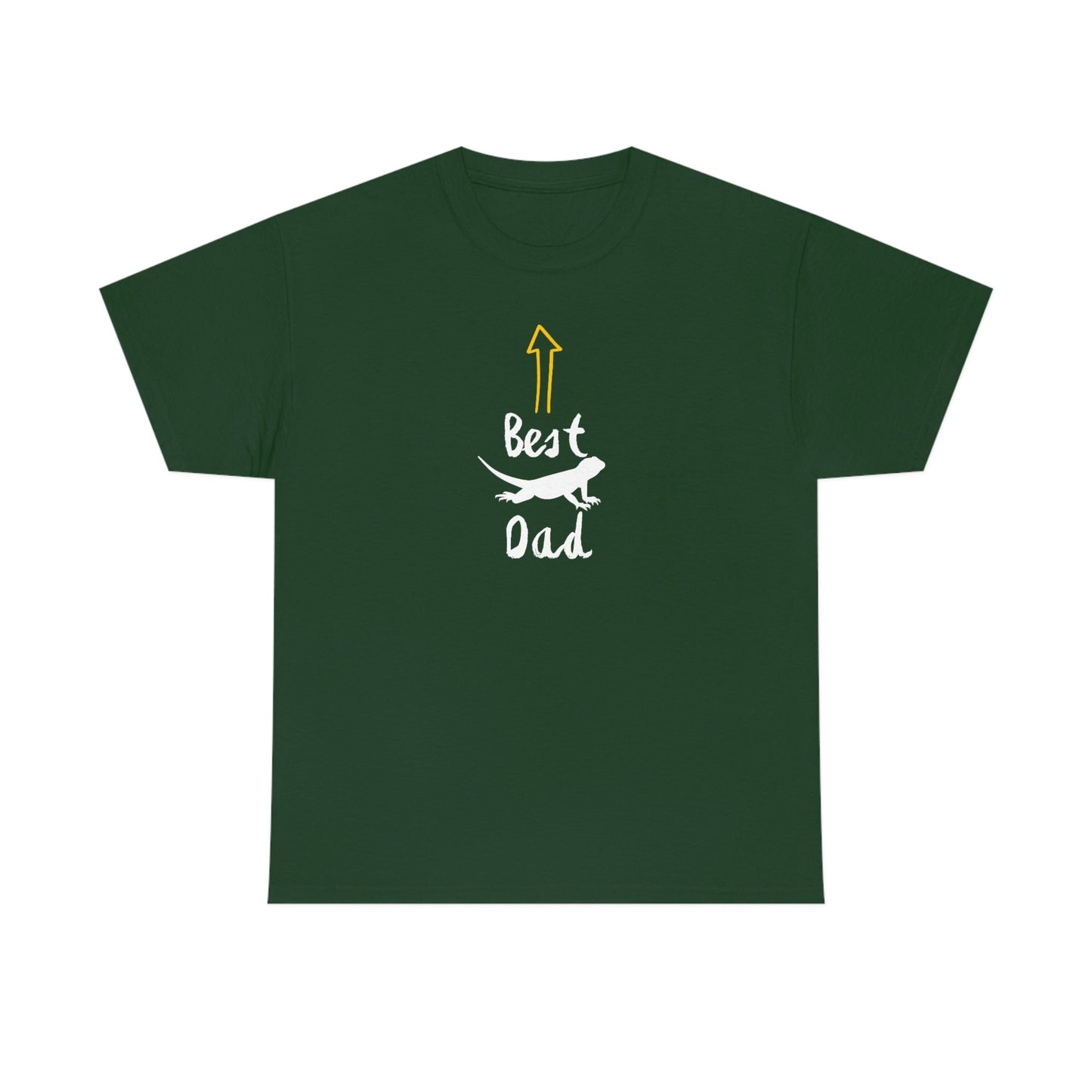 Best Bearded Dragon Dad Heavy Cotton T-Shirt