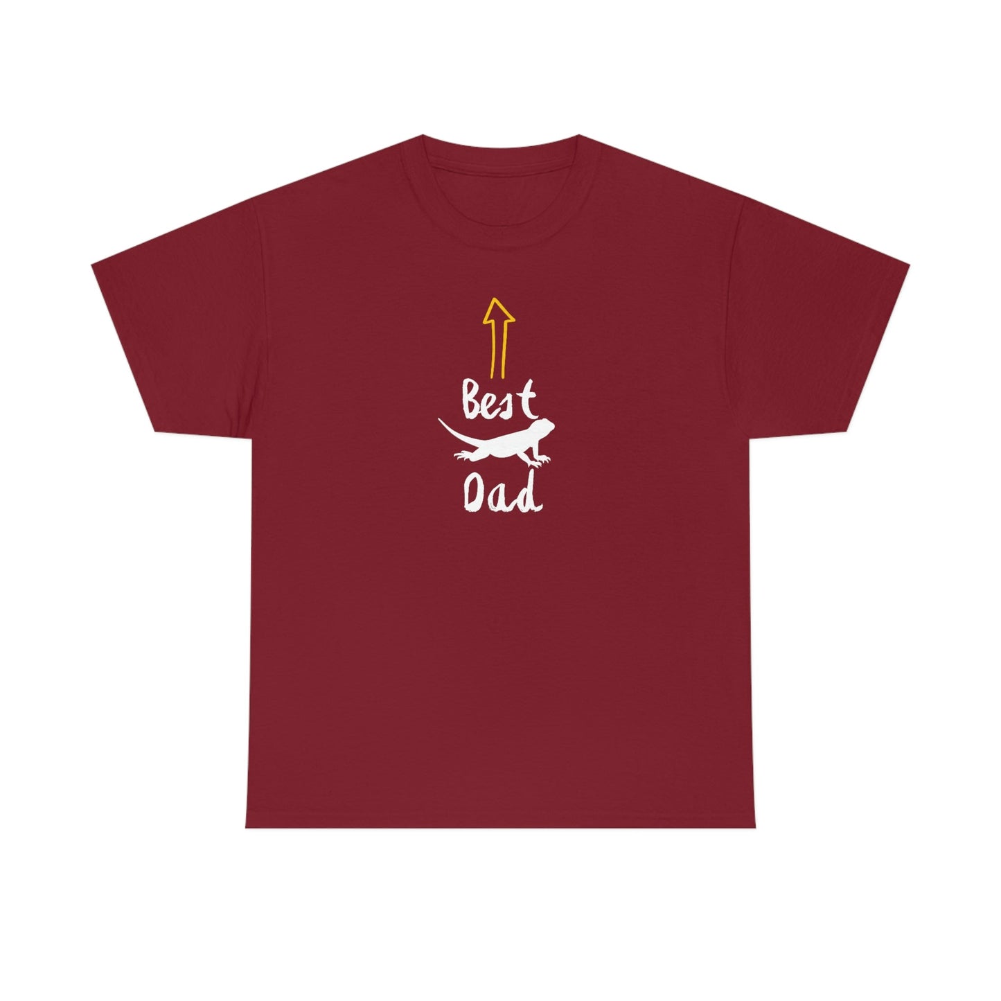 Best Bearded Dragon Dad Heavy Cotton T-Shirt