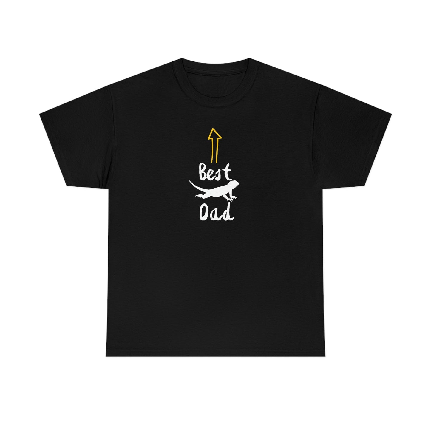 Best Bearded Dragon Dad Heavy Cotton T-Shirt