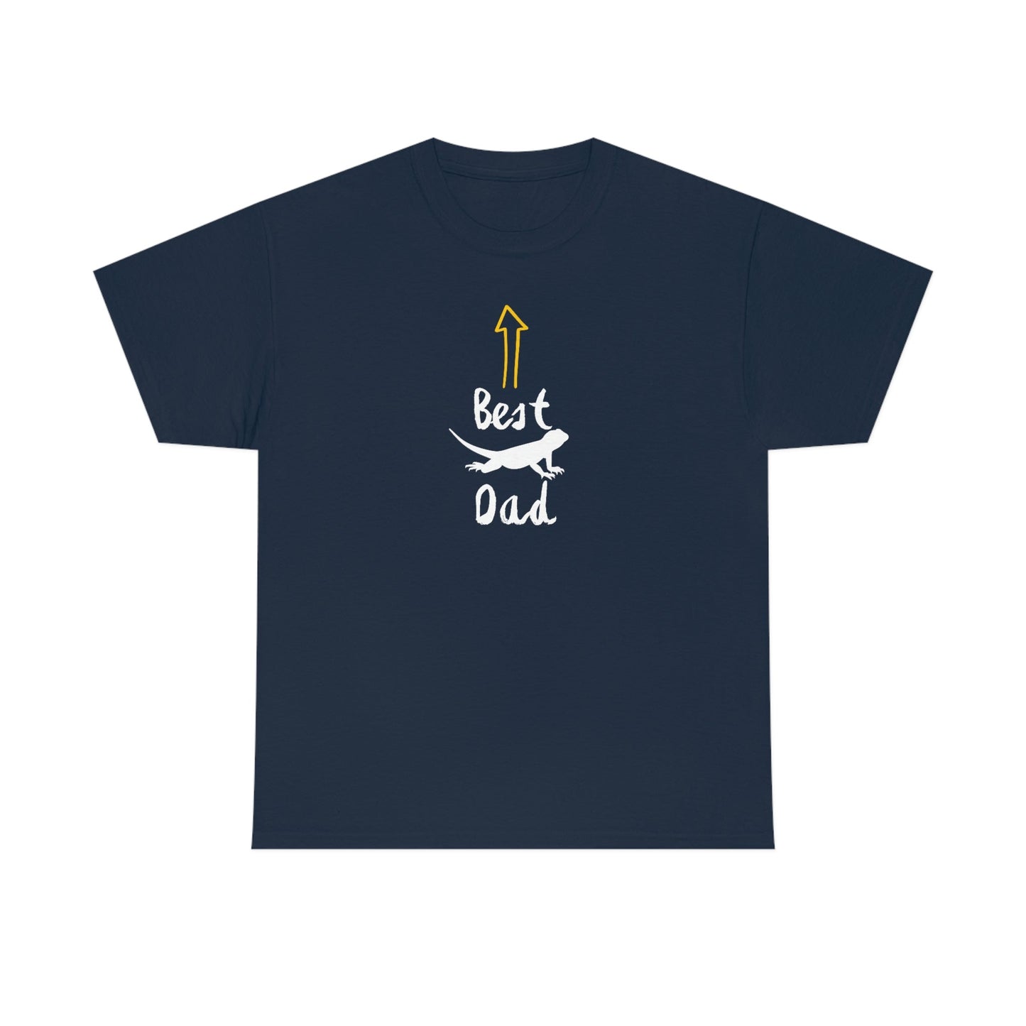 Best Bearded Dragon Dad Heavy Cotton T-Shirt