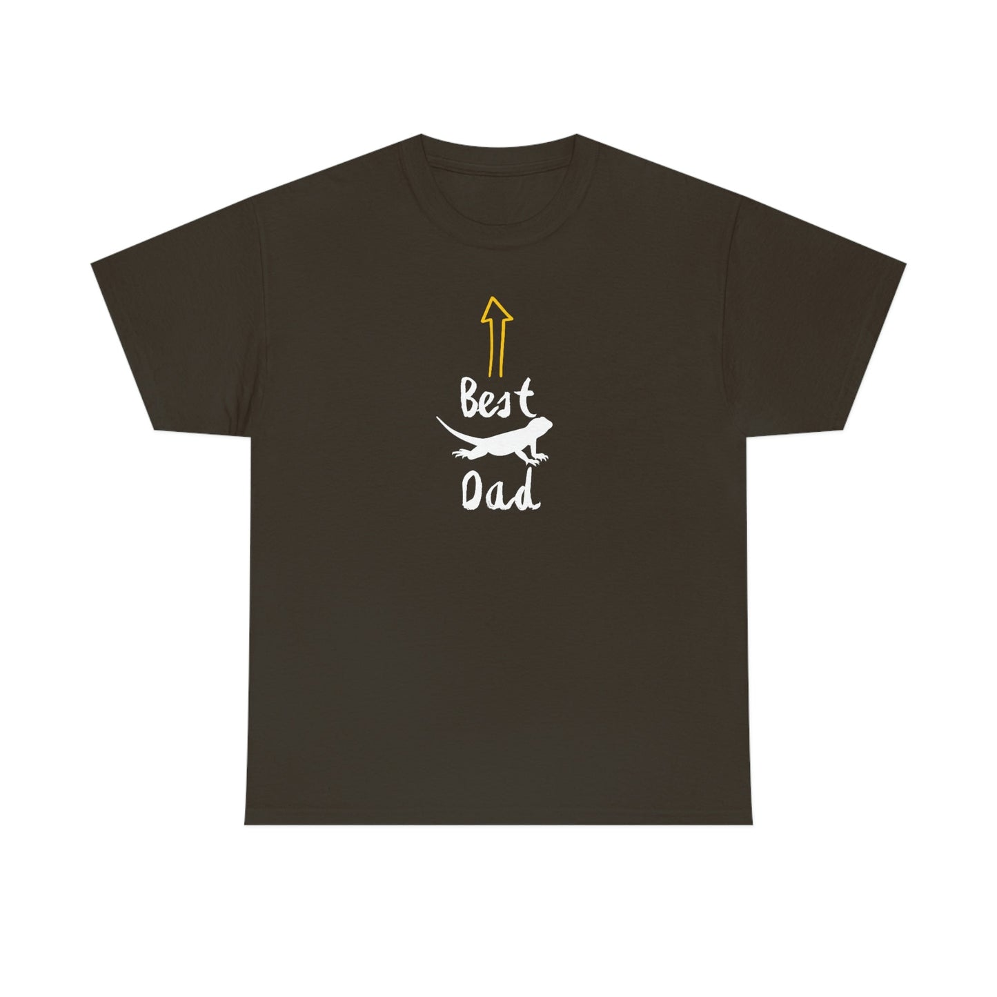 Best Bearded Dragon Dad Heavy Cotton T-Shirt