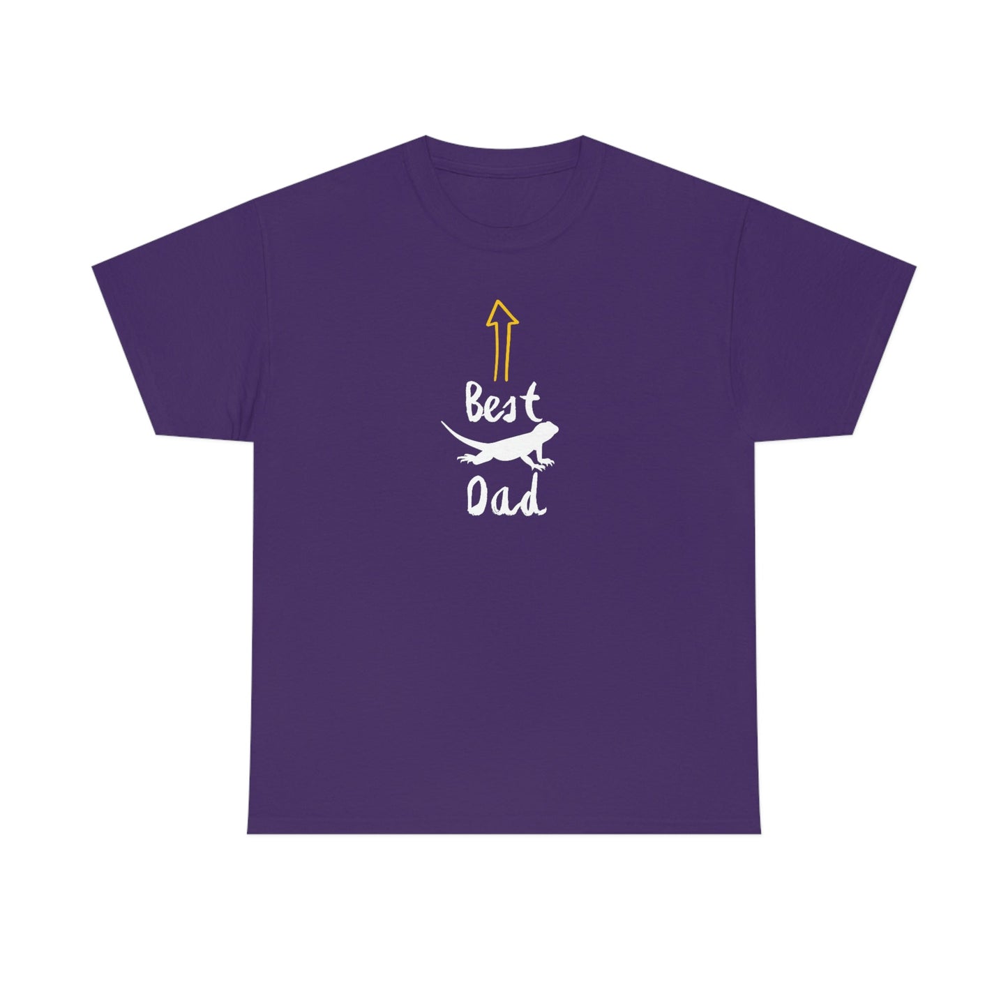 Best Bearded Dragon Dad Heavy Cotton T-Shirt