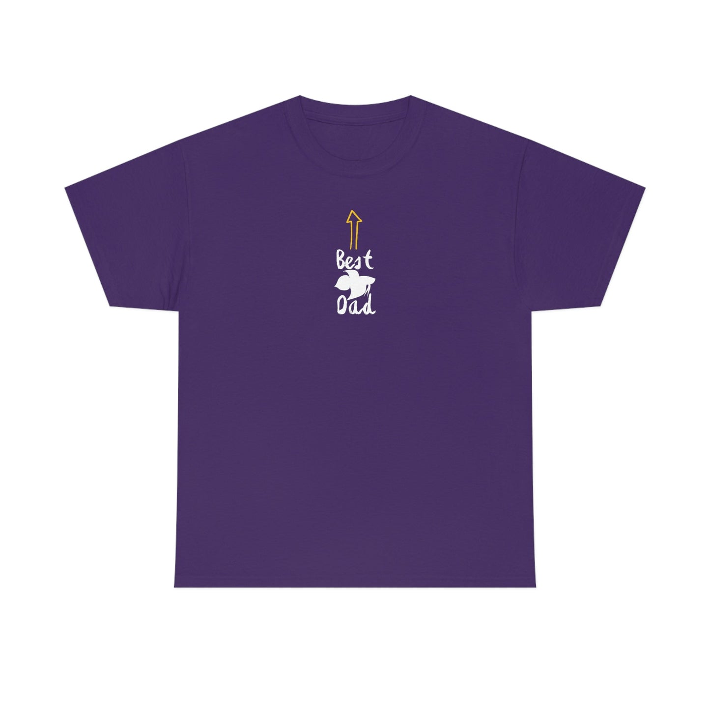 Best Betta Dad Heavy Cotton T-Shirt