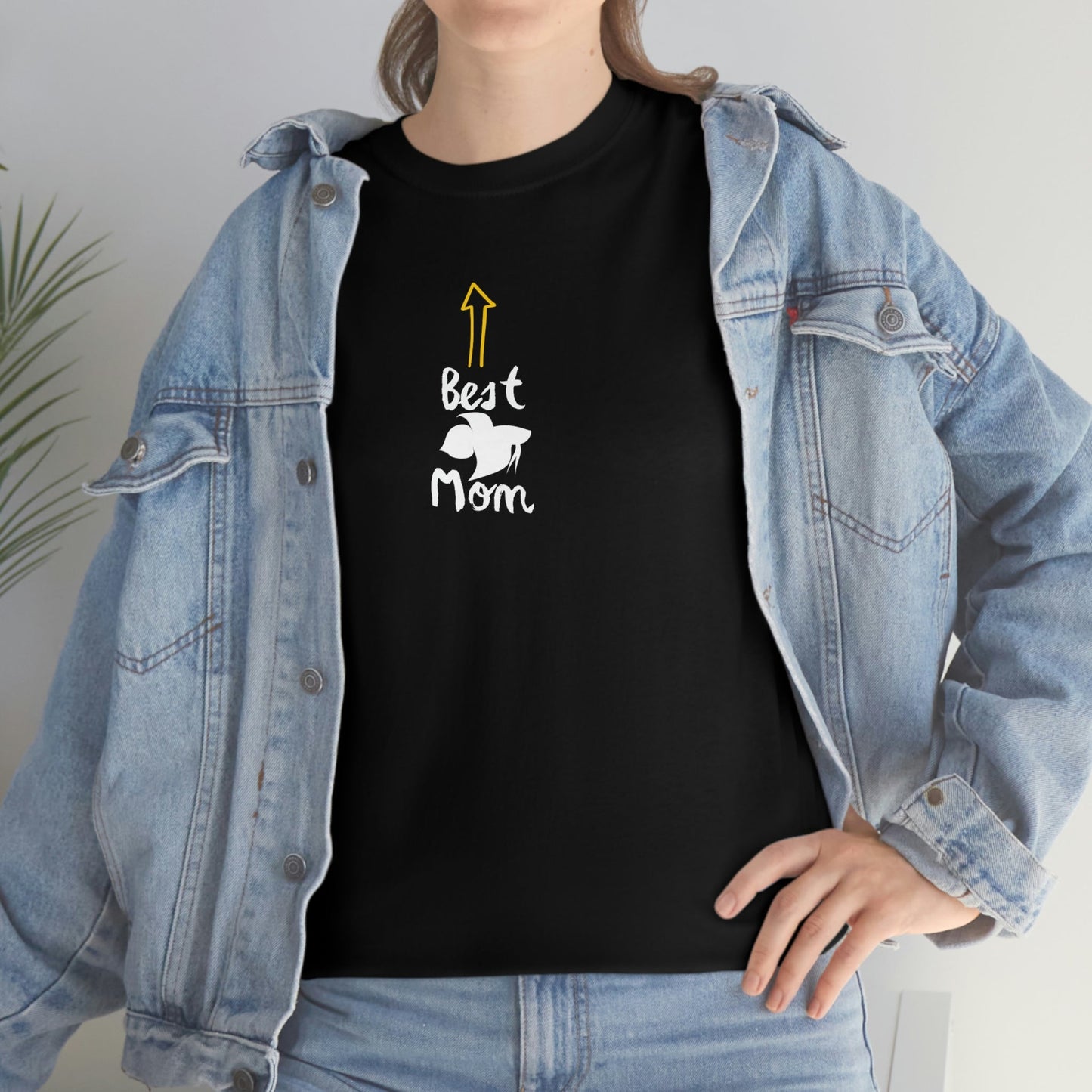 Best Betta Mom Heavy Cotton T-Shirt