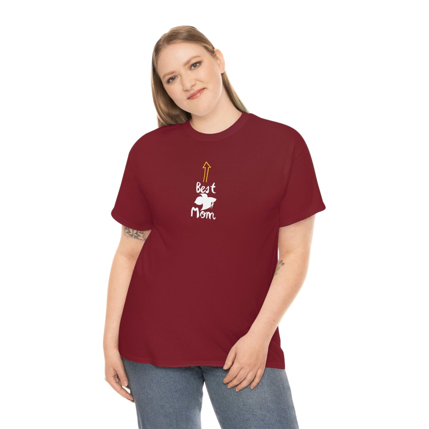 Best Betta Mom Heavy Cotton T-Shirt