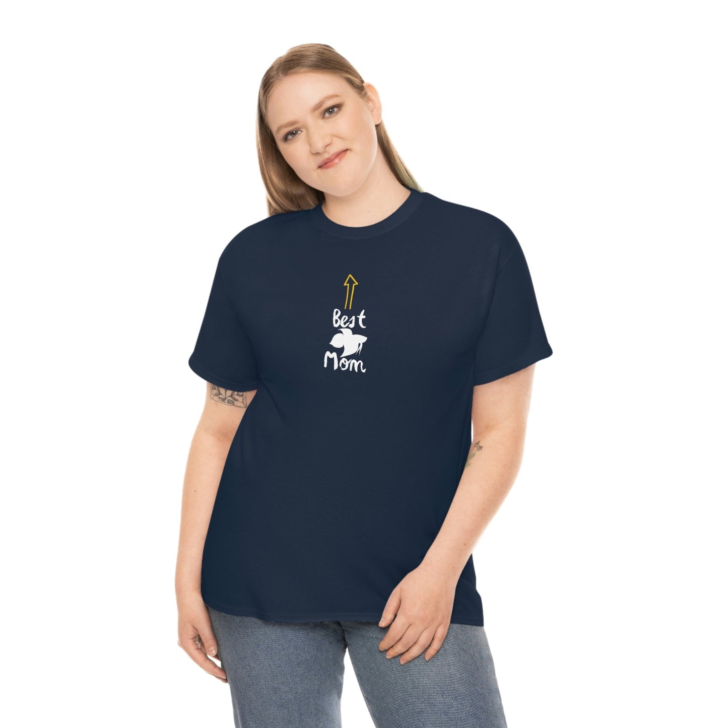Best Betta Mom Heavy Cotton T-Shirt