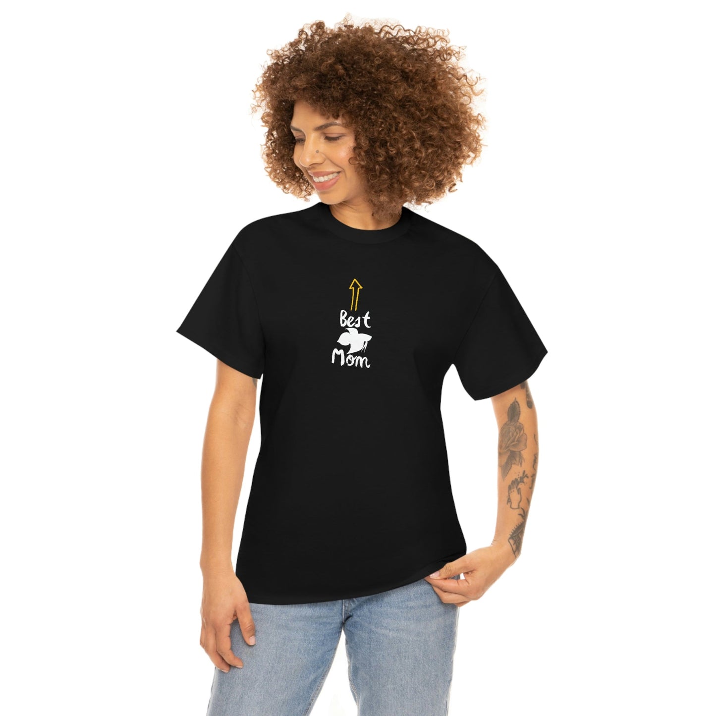 Best Betta Mom Heavy Cotton T-Shirt