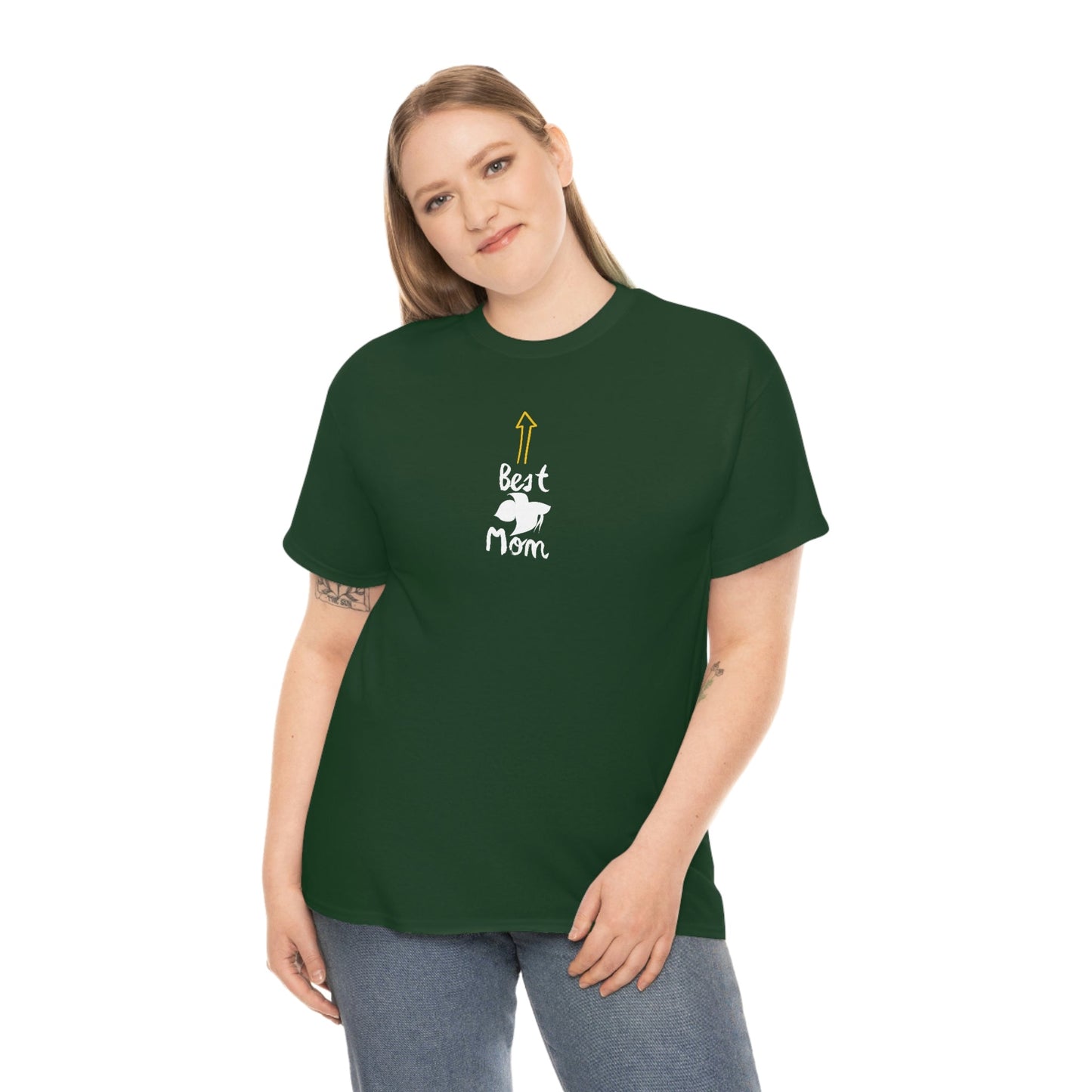 Best Betta Mom Heavy Cotton T-Shirt