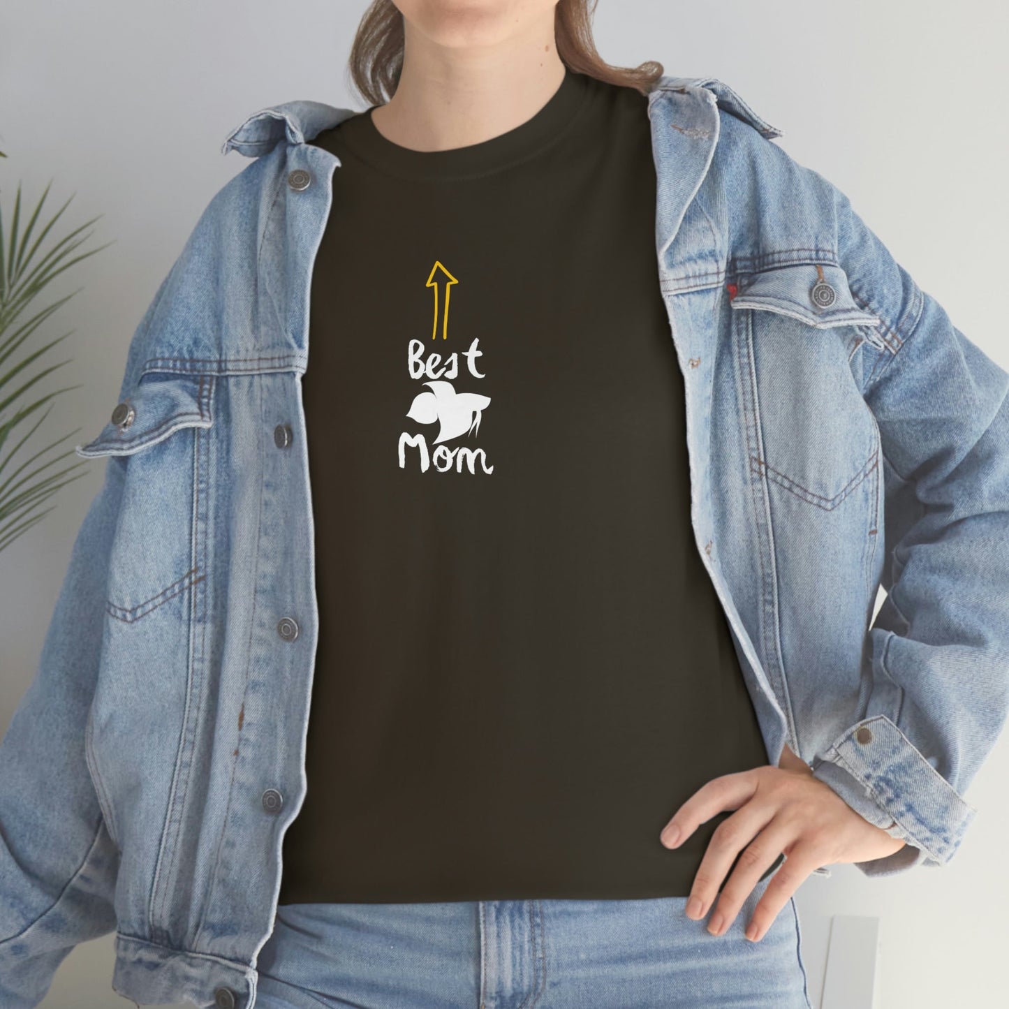 Best Betta Mom Heavy Cotton T-Shirt