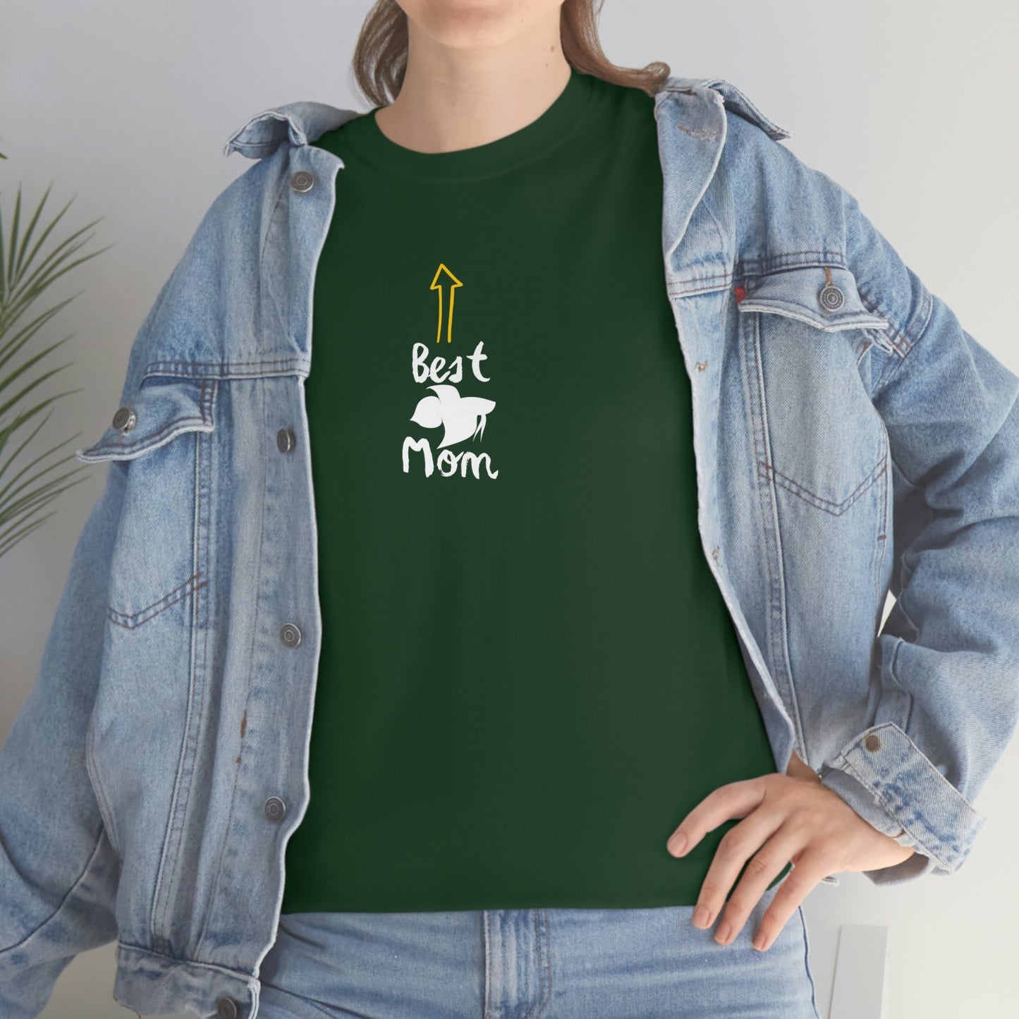 Best Betta Mom Heavy Cotton T-Shirt