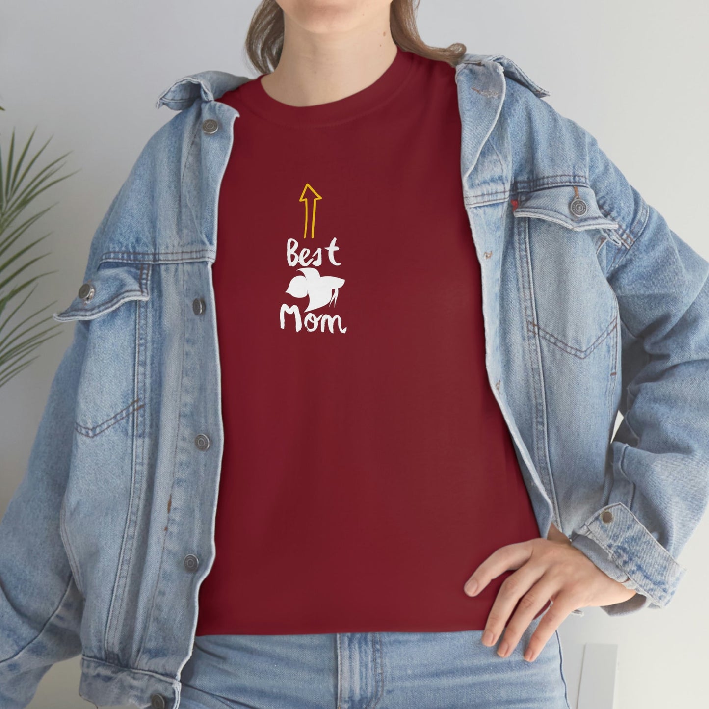 Best Betta Mom Heavy Cotton T-Shirt