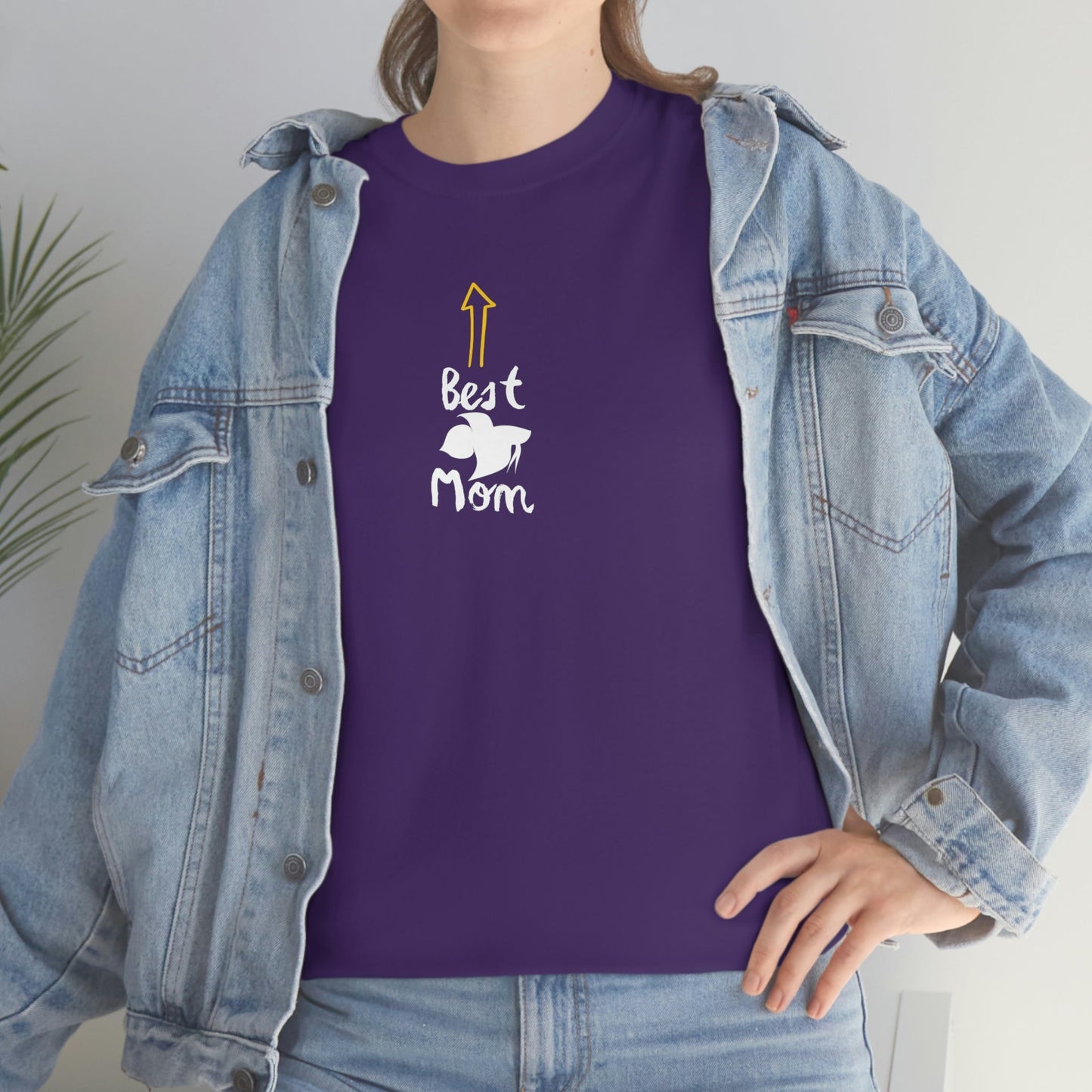 Best Betta Mom Heavy Cotton T-Shirt
