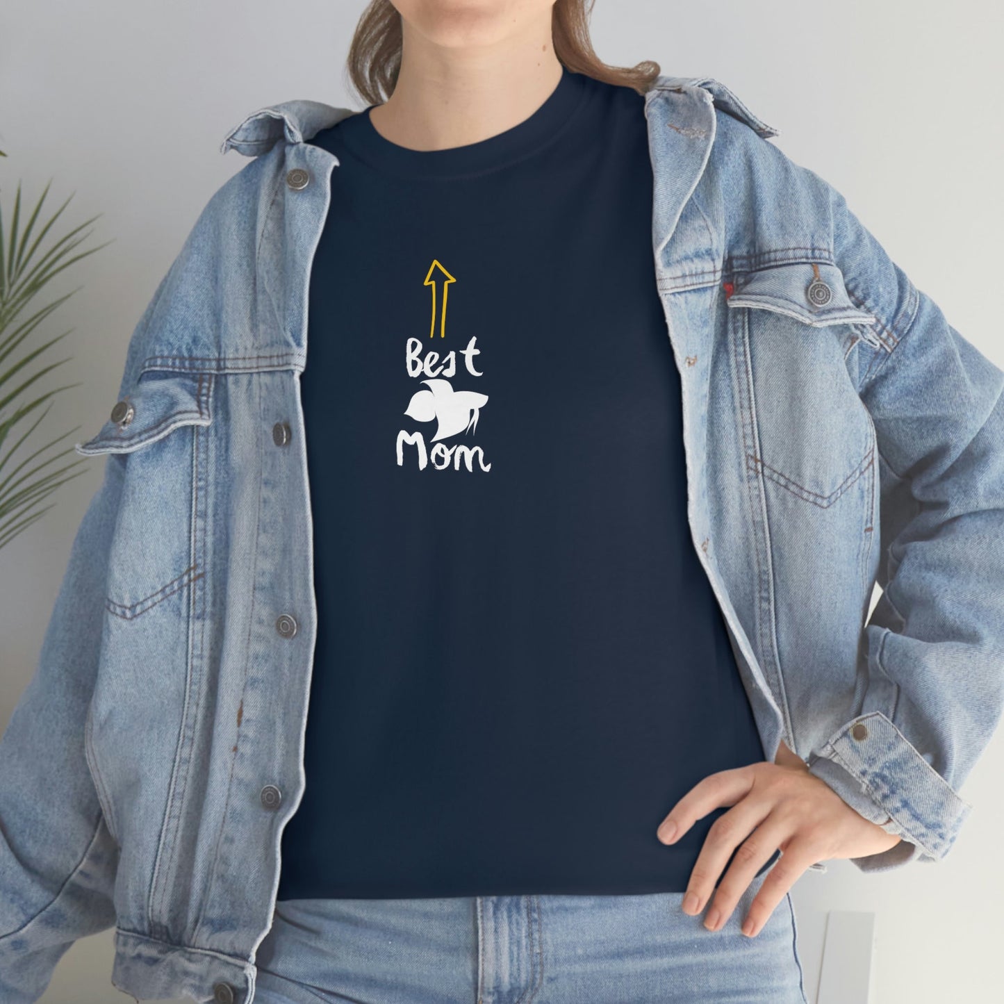 Best Betta Mom Heavy Cotton T-Shirt