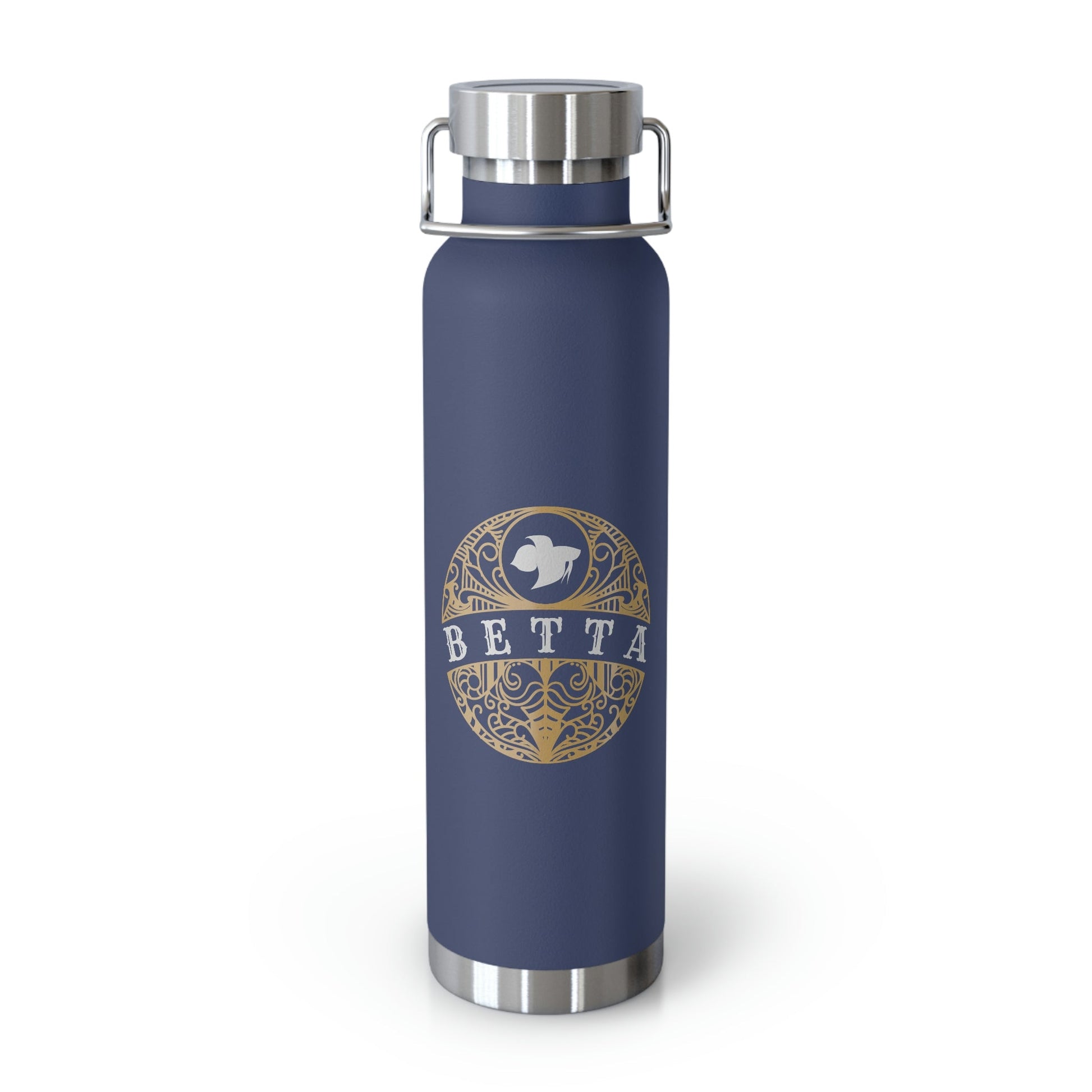 Betta Tattoo | Copper Vacuum Insulated Bottle, 22oz